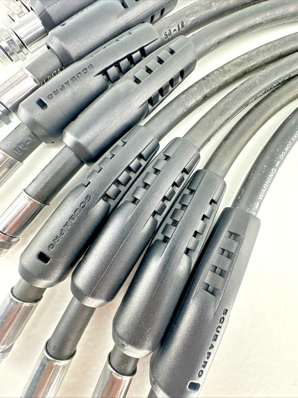 Scuba BC Inflator Hoses Lot of 10 – 26” Quick Disconnect EN250 29 Bar