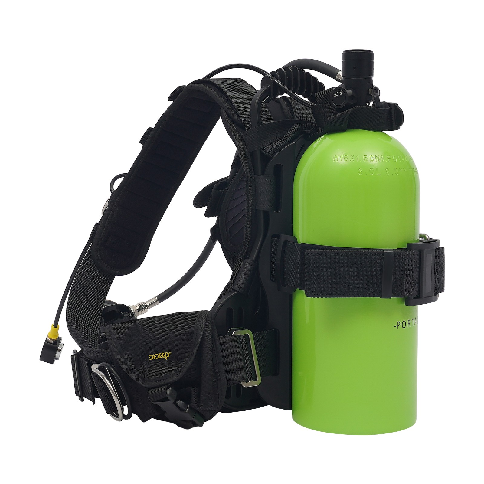 For Underwater Recreation Diving Scuba Tank Kit 3L Scuba Tank Diving Equipment