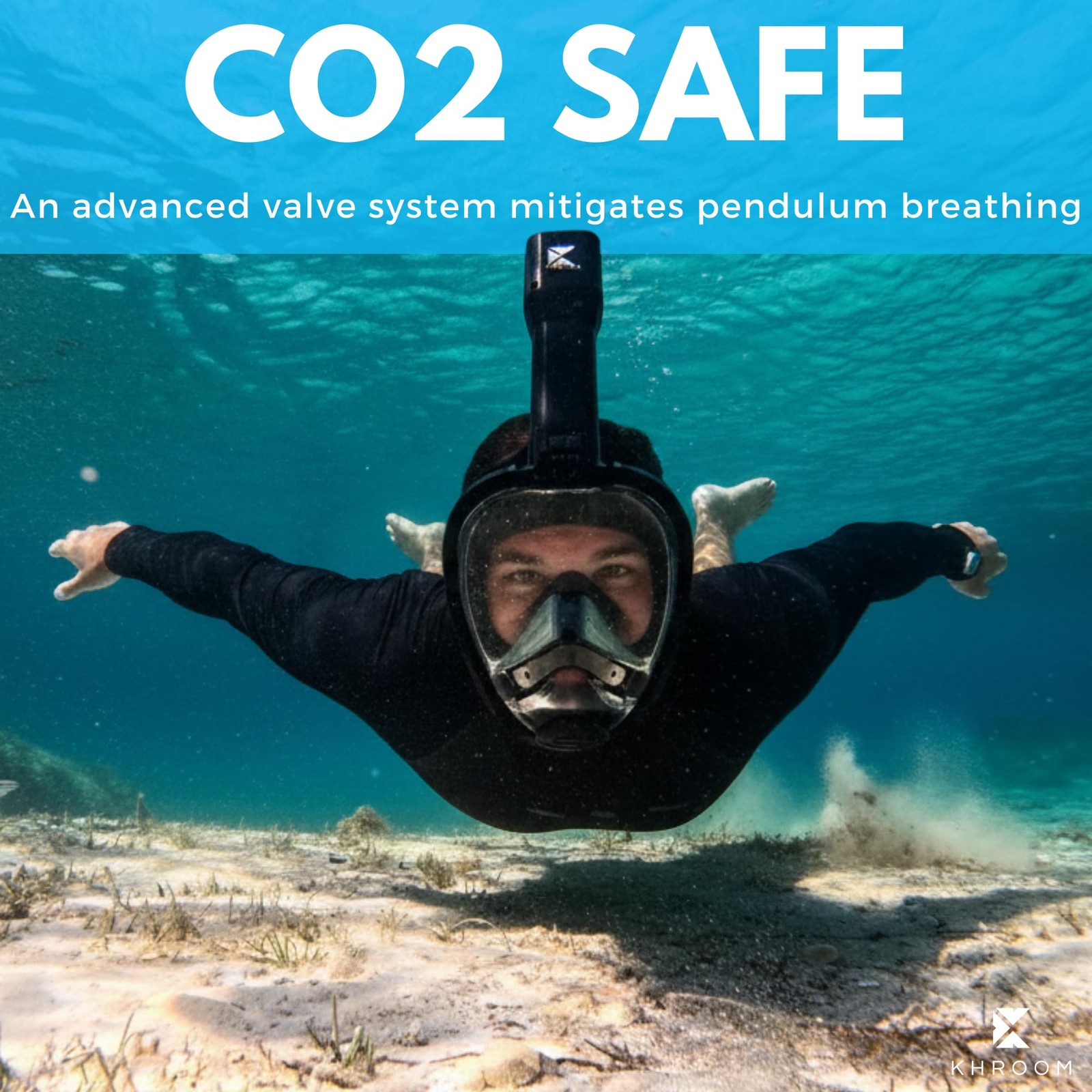 Full Face Snorkel Mask Adults | CO2-Safe Snorkeling Mask for Adults | 3X Larg…