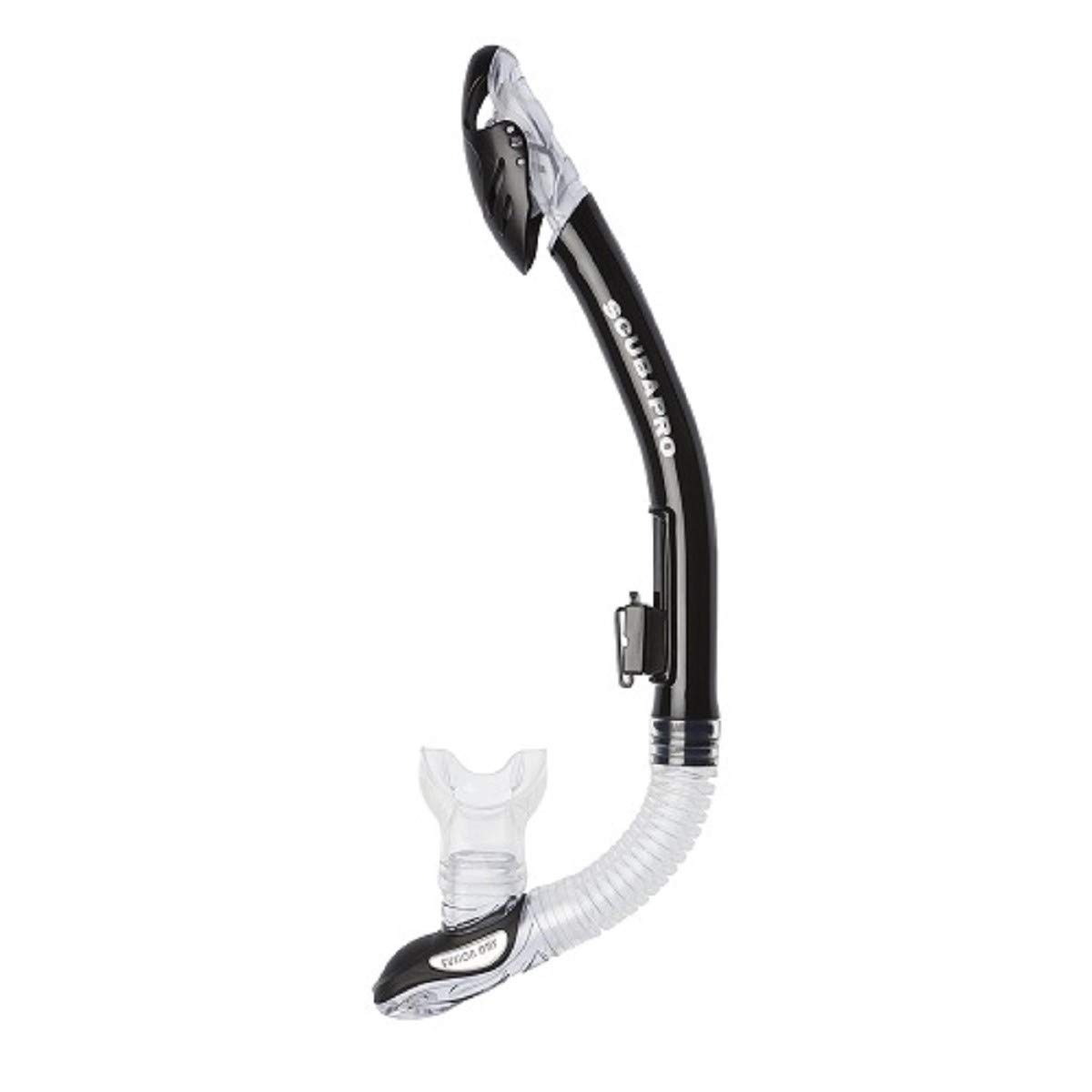 SCUBAPRO Fusion Dry Snorkel for Free Diving, Black One Size,
