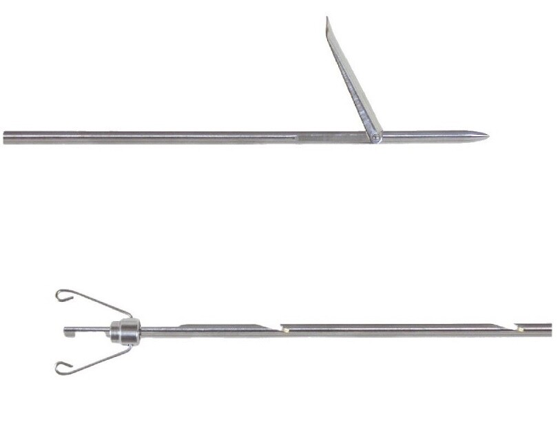 Beuchat Speargun Shaft, Tahitian Stainless Steel with Runner 150cm 171664 France