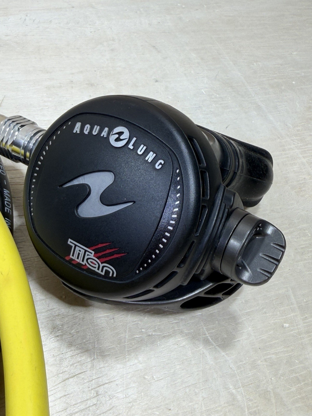 Aqua Lung Titan Scuba Regulator Set Yoke Octopus XS Gauge UNTESTED