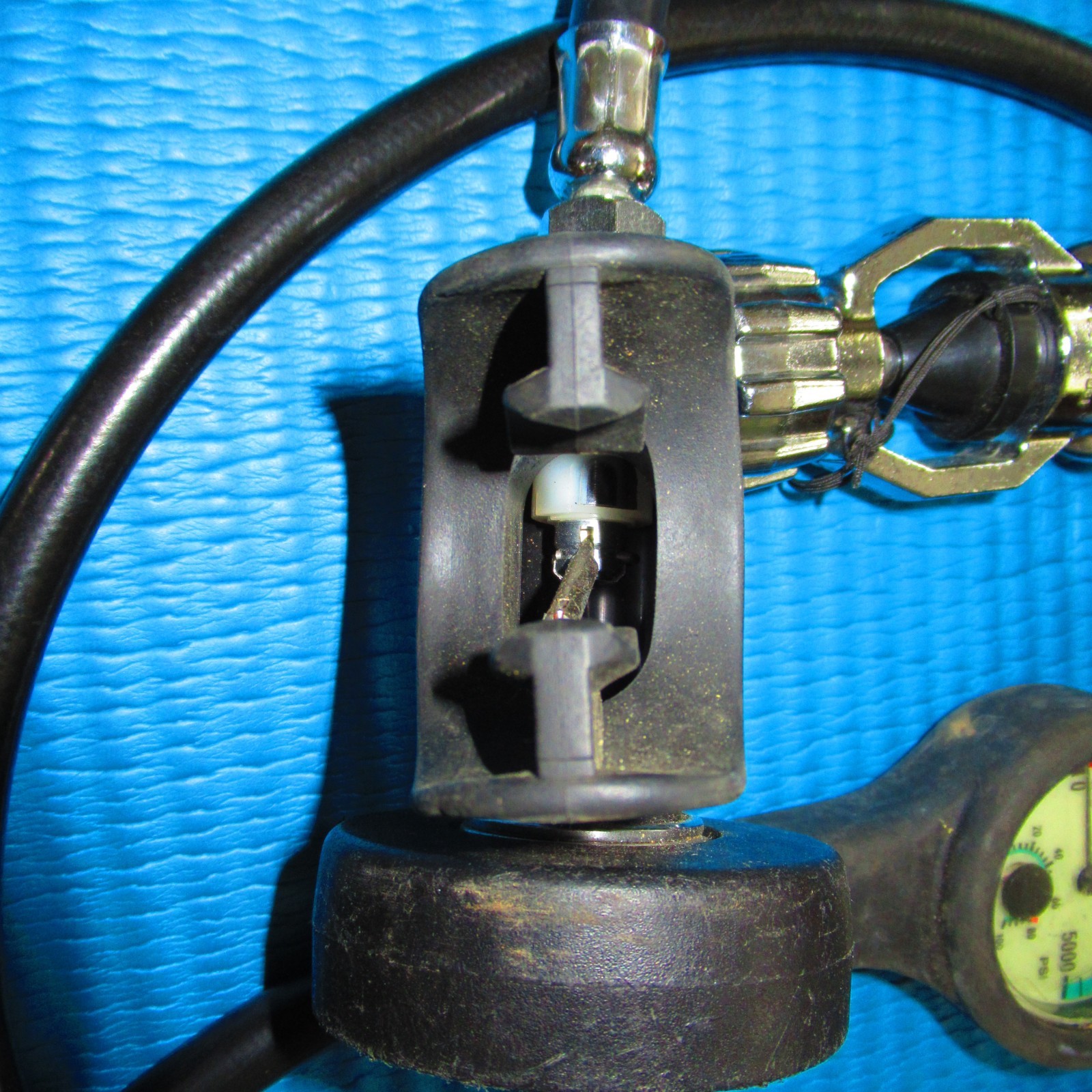 Vintage Poseidon 3960 1st Stage Scuba Diving Regulator with Cyklon 2nd Stage.