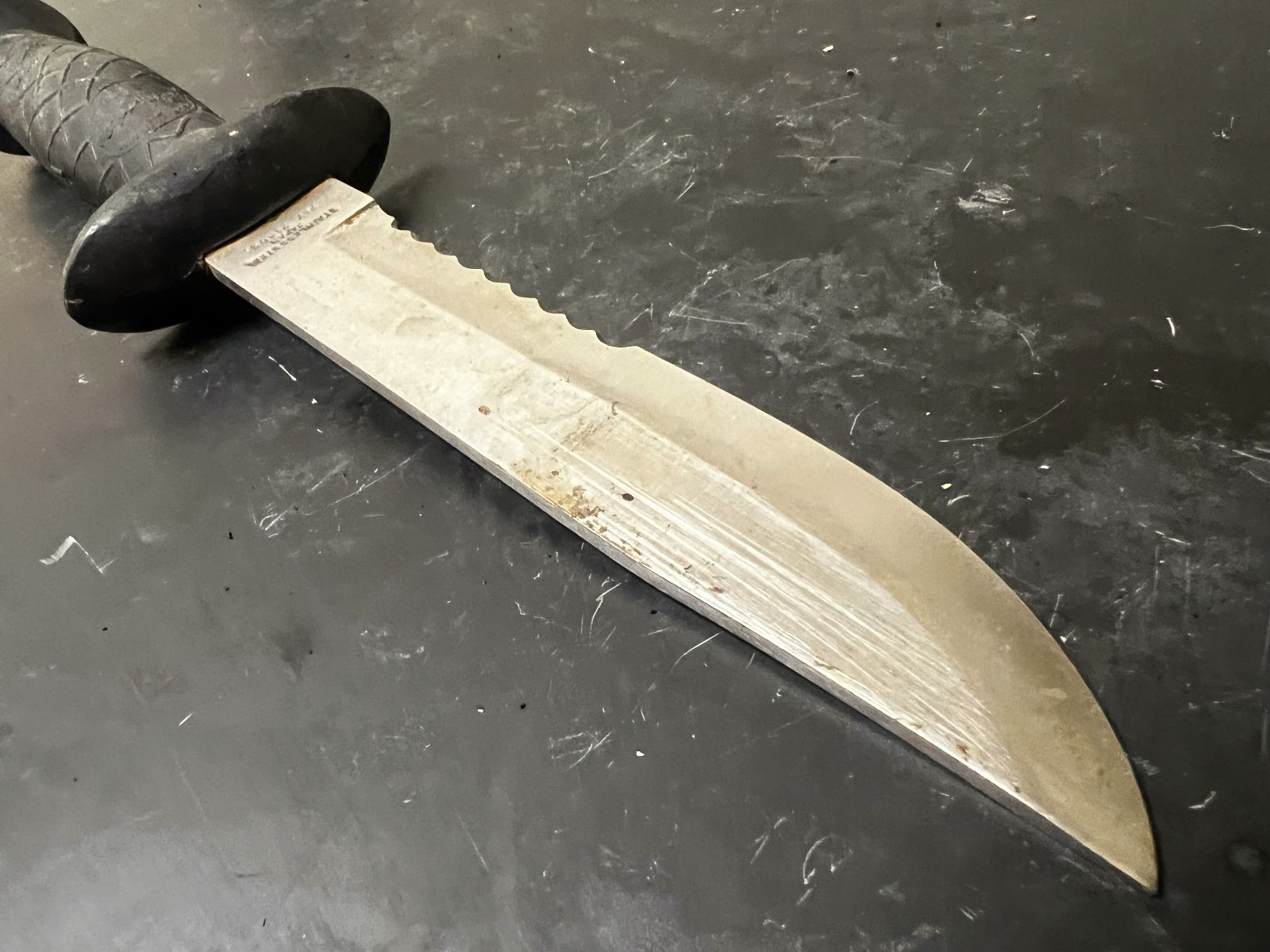 🔪Vintage Aqua Lung Divers SS Knife JAPAN Steel Scuba Diving FREE SHIPPING!!!!!!
