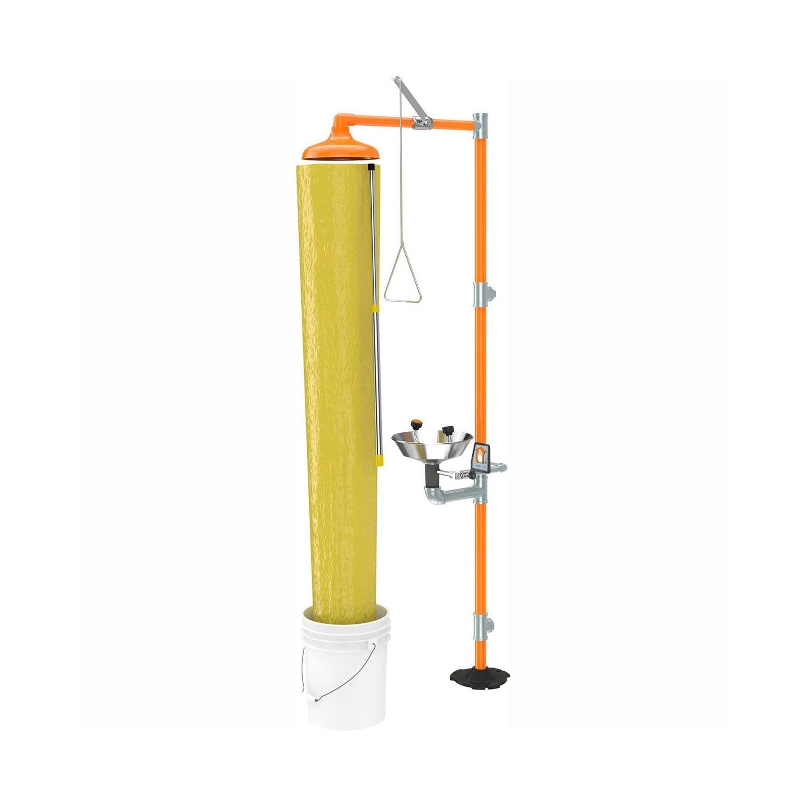 Guardian Equipment AP250-005 Emergency Shower Test Chute Kit with Pail