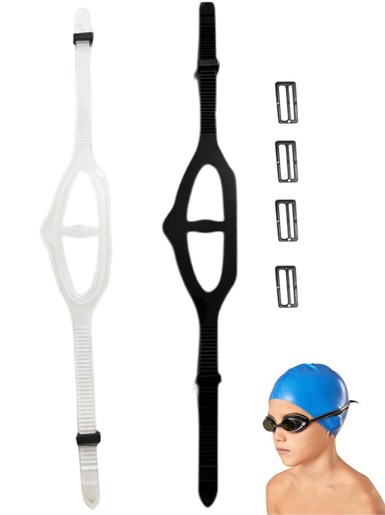 2pcs Universal Silicone Mask Strap Replacement ScubaMask Strap, Swimming Gogg…