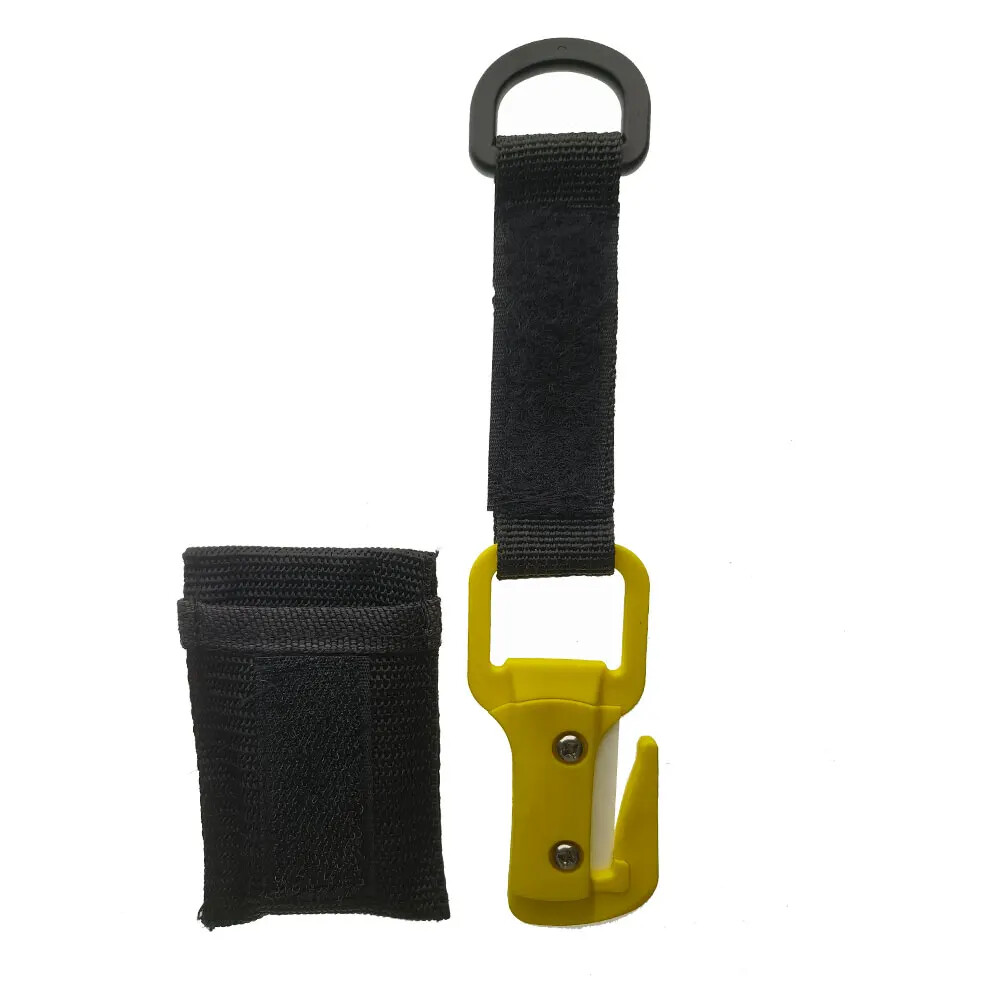 Ceramic Blade Scuba Diving Single Edged Cutter Line Net Cable Cutting Knife