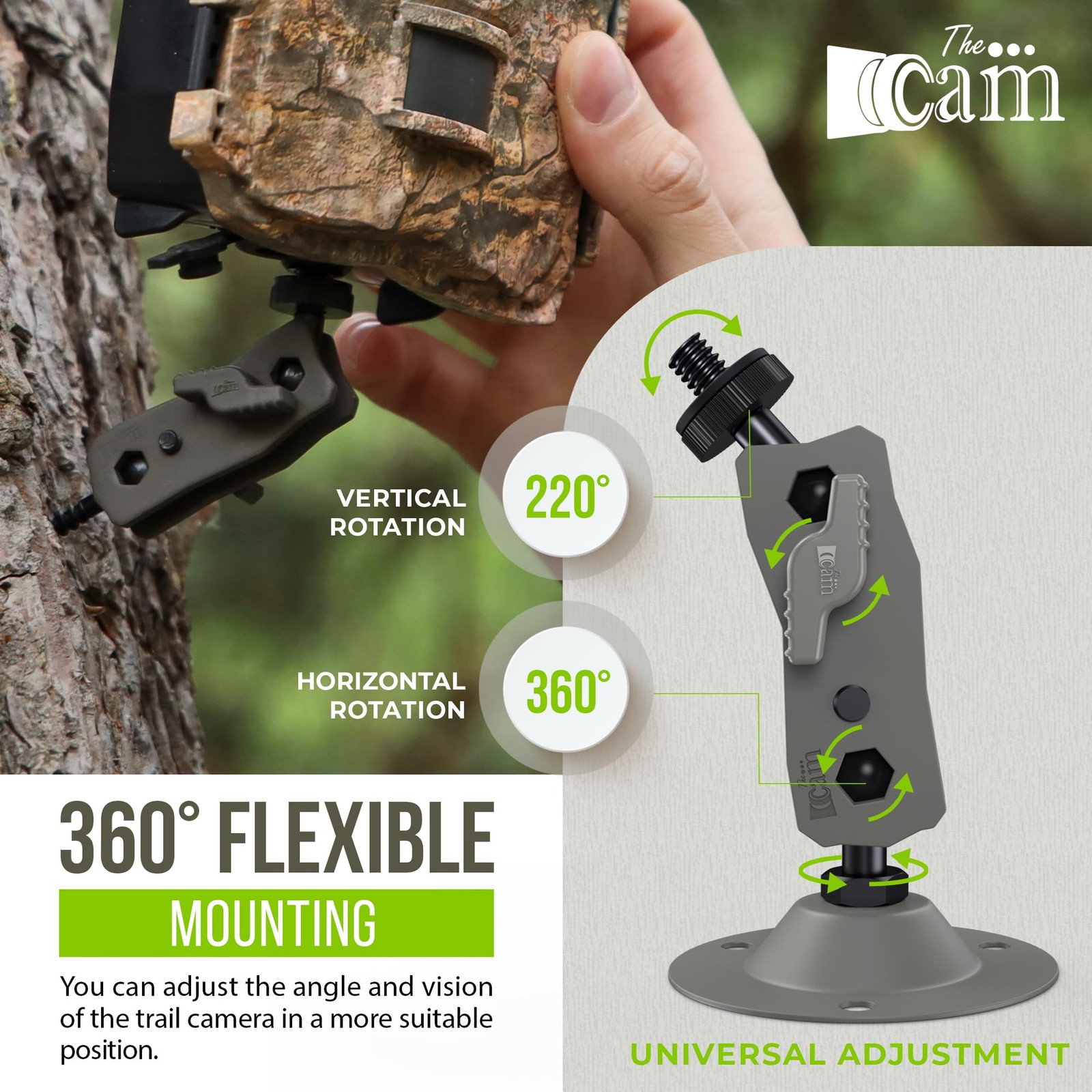 The…Cam Premium 360-Degree Adjustable Trail Camera 2 cm x 12 x 3.5