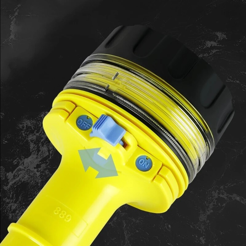 IPX8 Diving Flashlight Underwater LED Torch 60M Waterproof