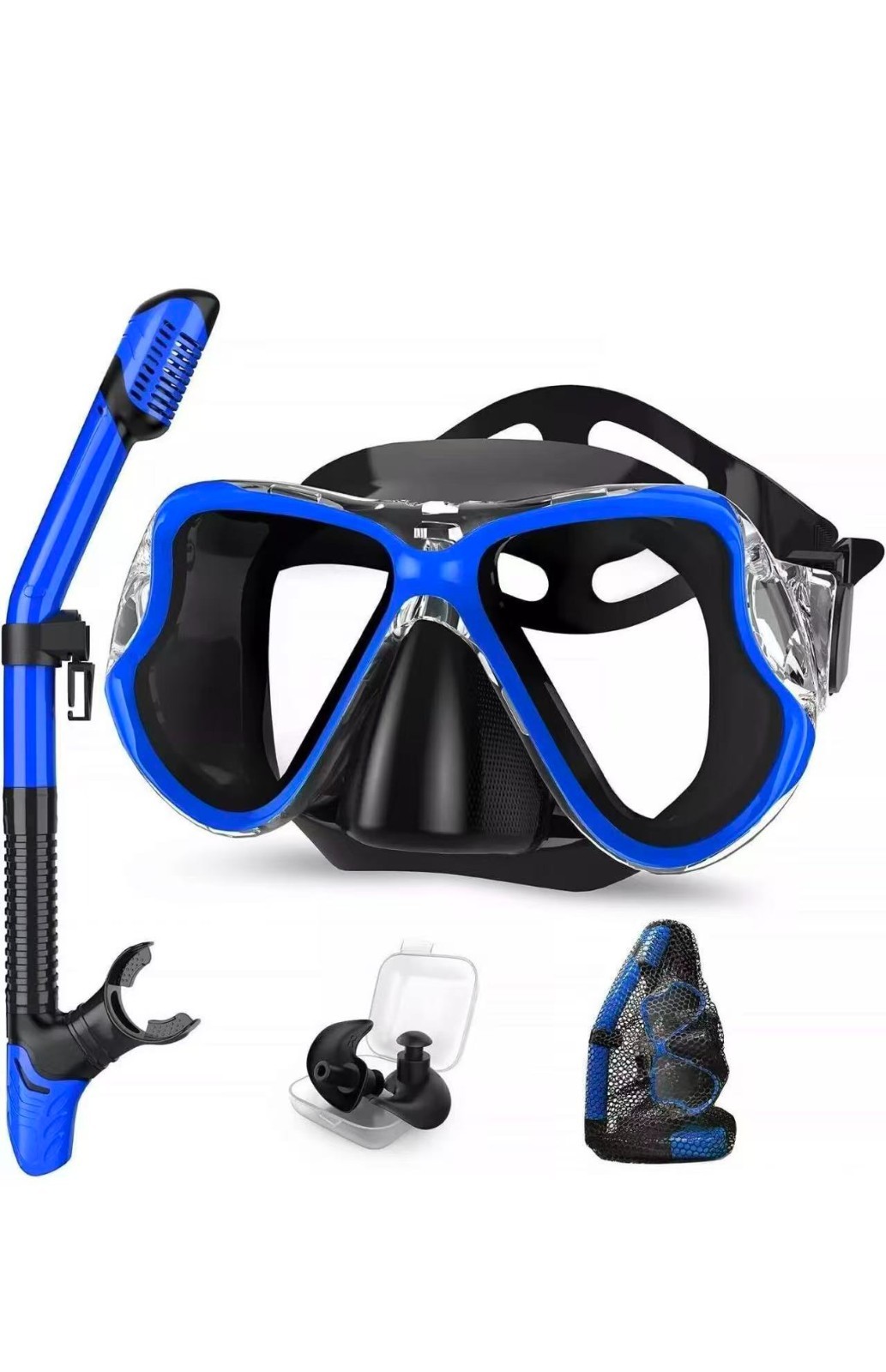 Snorkel SetPanoramic Wide ViewAnti Fog Scuba Diving MaskProfessional Snorkeling