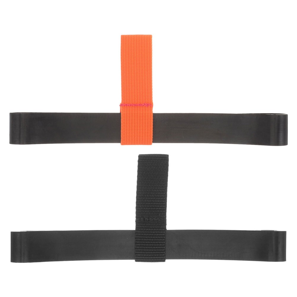 2pcs Diving Tank Carrier Strap Rubber Hose Retainer Band Black Scuba