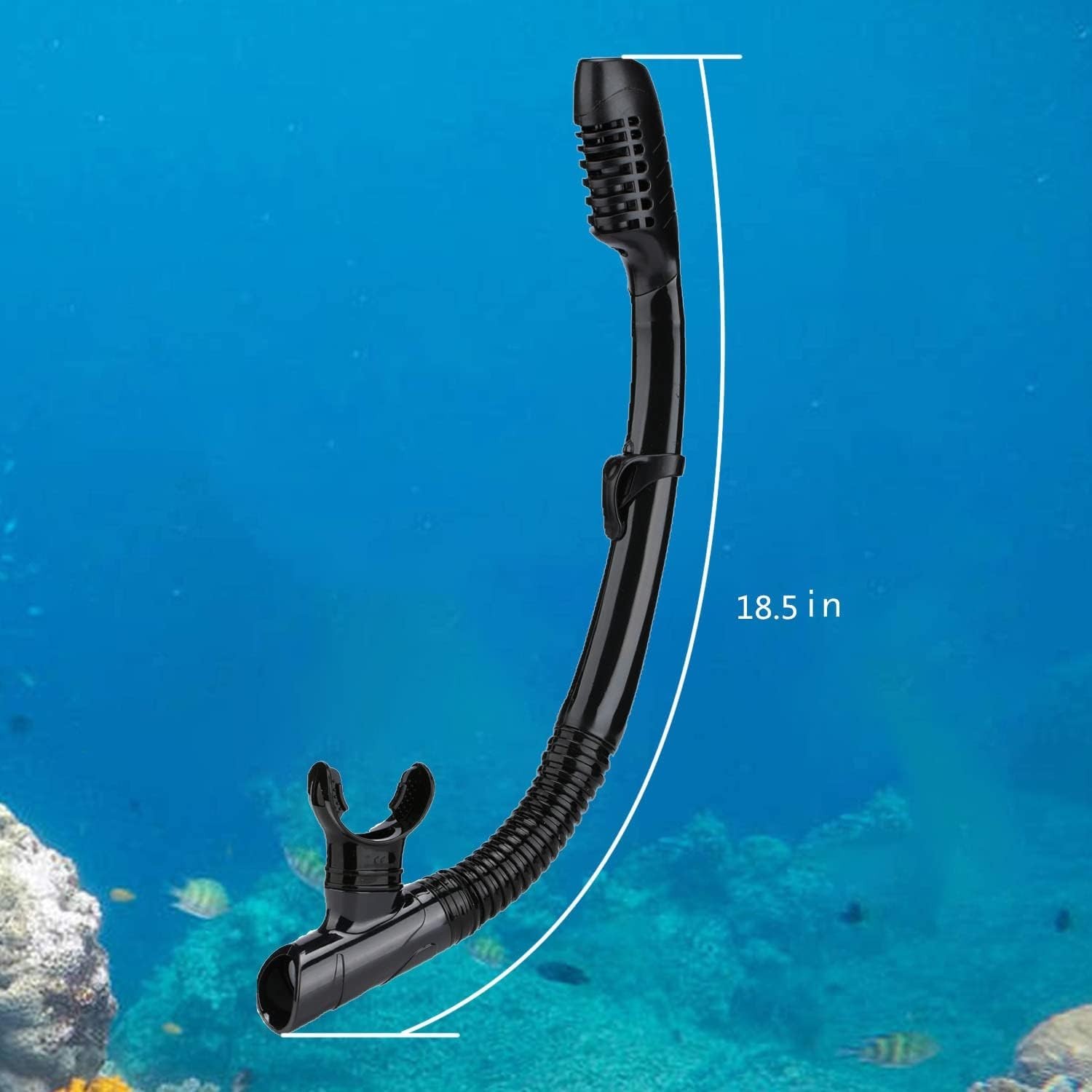 Innovative Dry Snorkel with One-Way Purge Valve for Hassle-Free Snorkeling