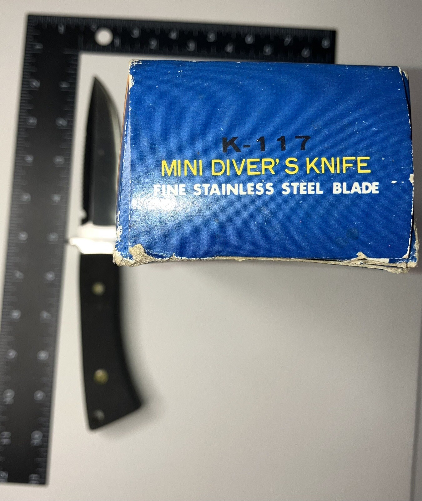Vintage 70s Mini Divers Knife- New Old Stock- With Original Box- Collectible