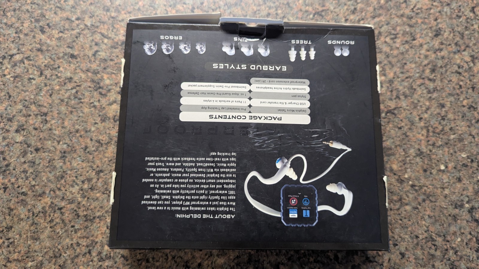 Waterproof Micro Tablet System by Underwater Audio UNTESTED AS/IS TURNS ON