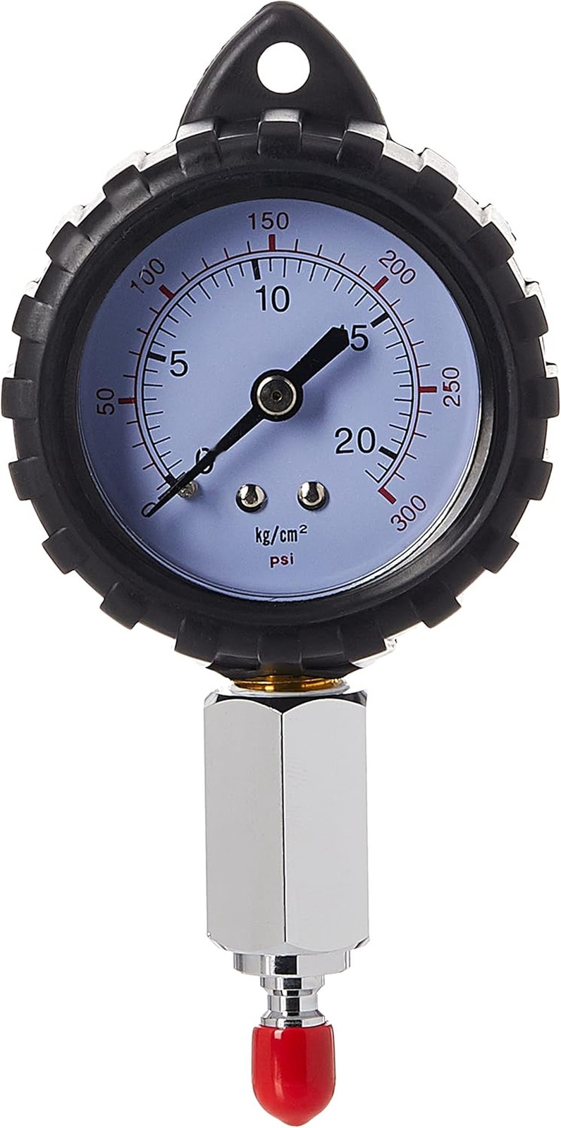 2″ Intermediate Pressure Checker Gauge – 300 PSI, Diving Tester, Rubber-Protecte