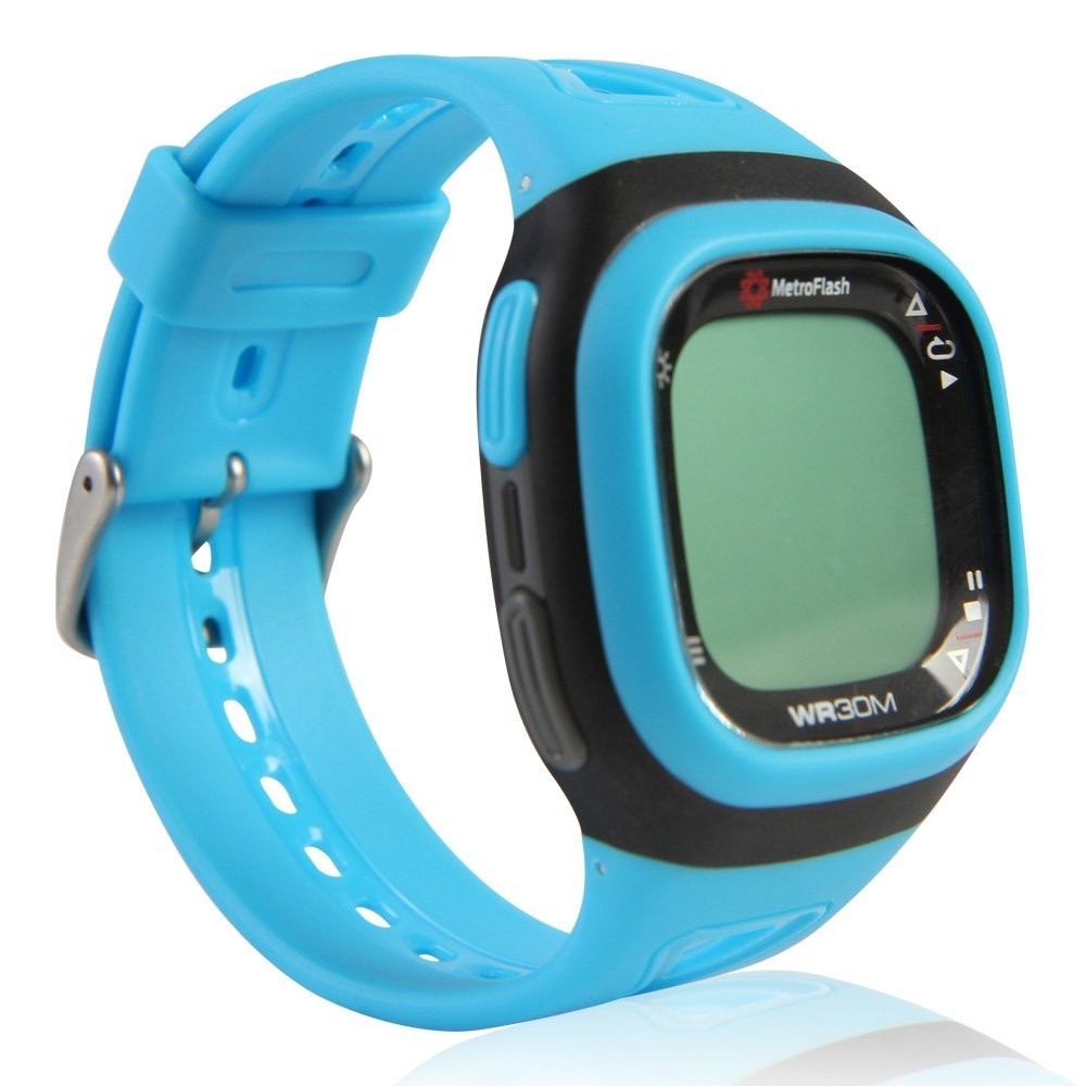 Azure Water Resistant Swim Watch – Records Exercise Data For Review with 99 Lap