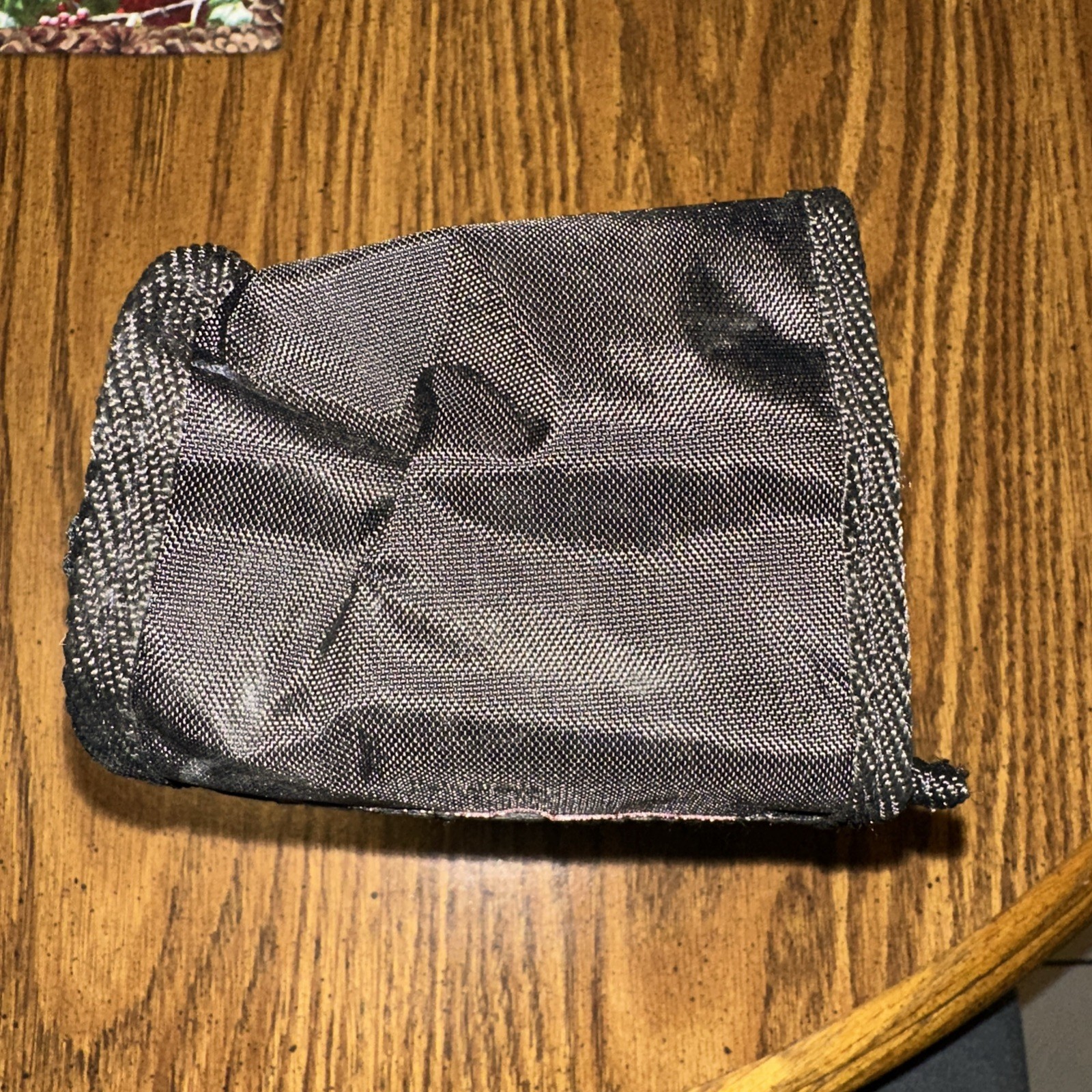 Vintage NOS Scubapro Mask Bag Soft Case Heavy Nylon Soft Pile Interior Black