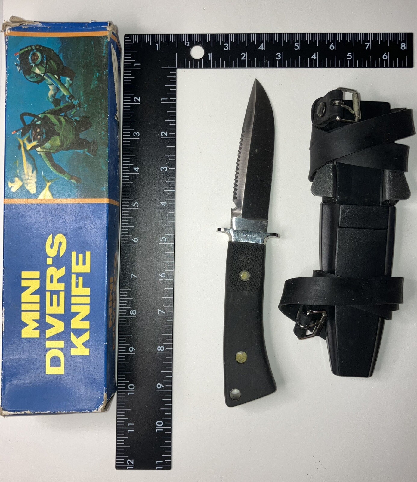 Vintage 70s Mini Divers Knife- New Old Stock- With Original Box- Collectible