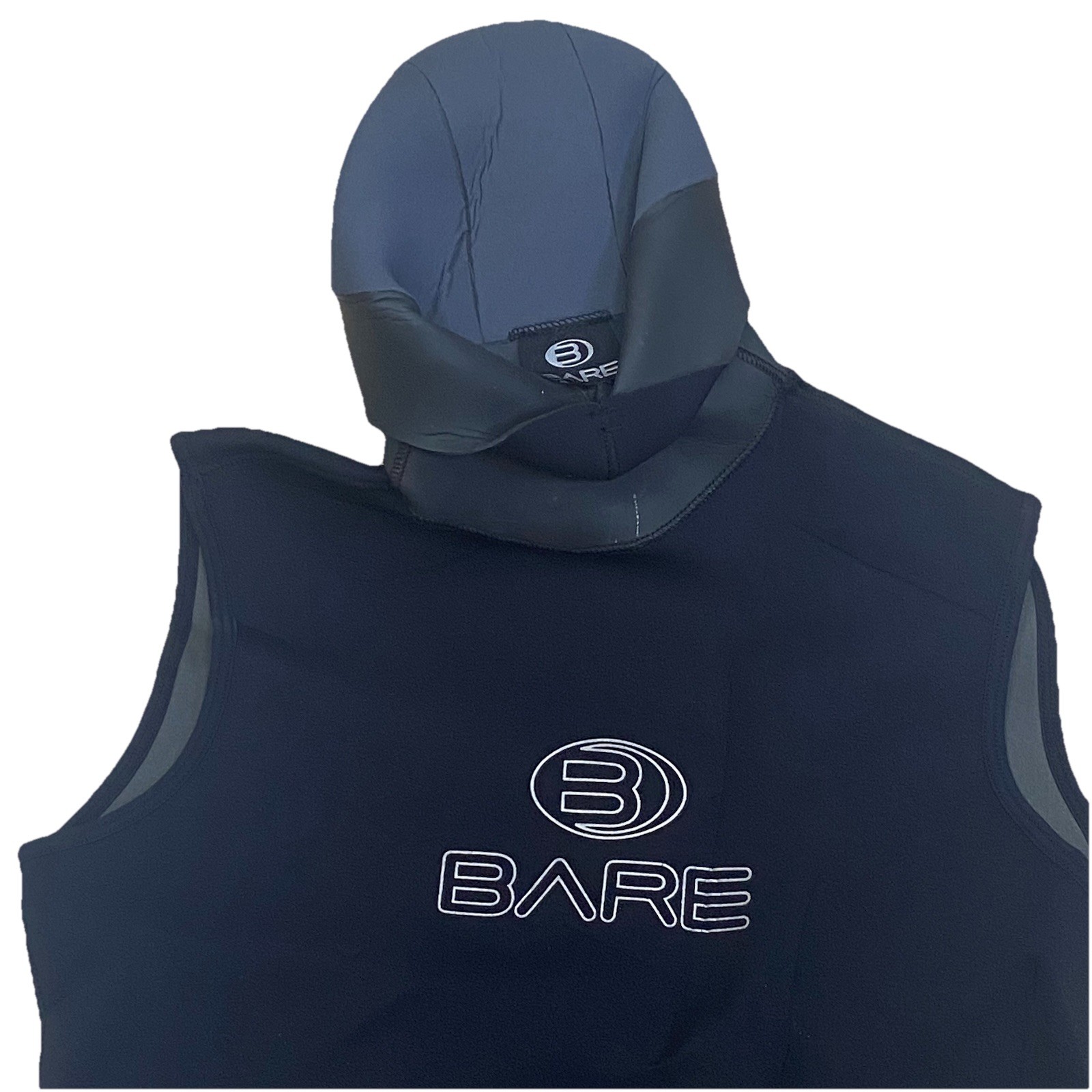 Bare 2MM-XXL core warmer with hood Scuba Snorkel Diving Wetsuit Vest Water Sport
