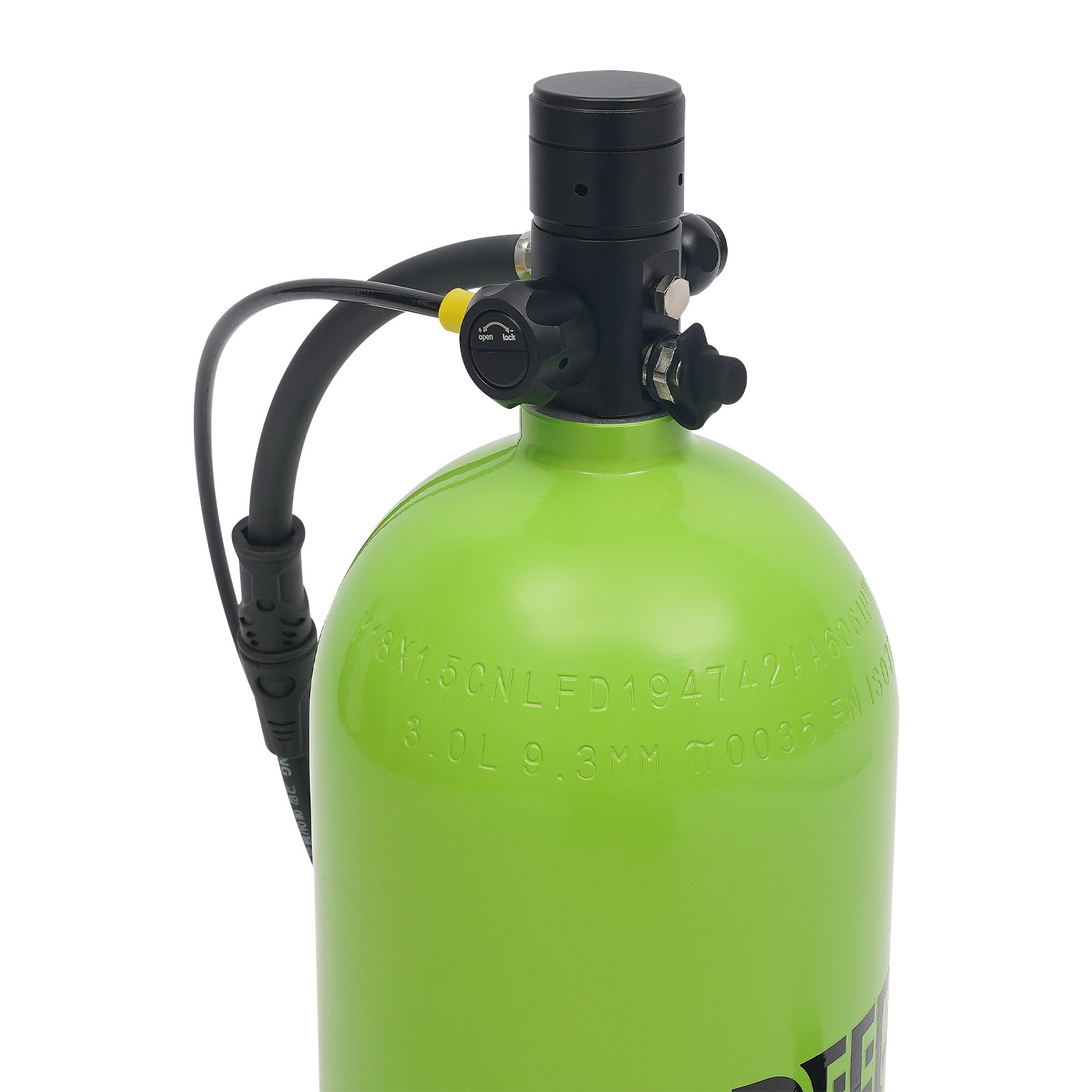 For Underwater Recreation Diving Scuba Tank Kit 3L Scuba Tank Diving Equipment