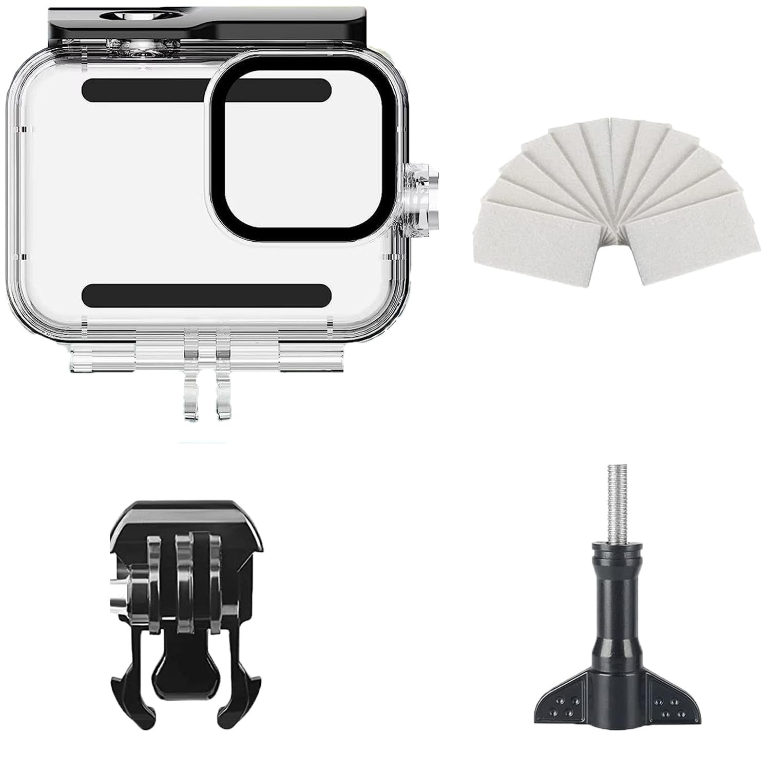 FitStill Underwater Waterproof Diving Housing for Go Pro Hero One Size, clear