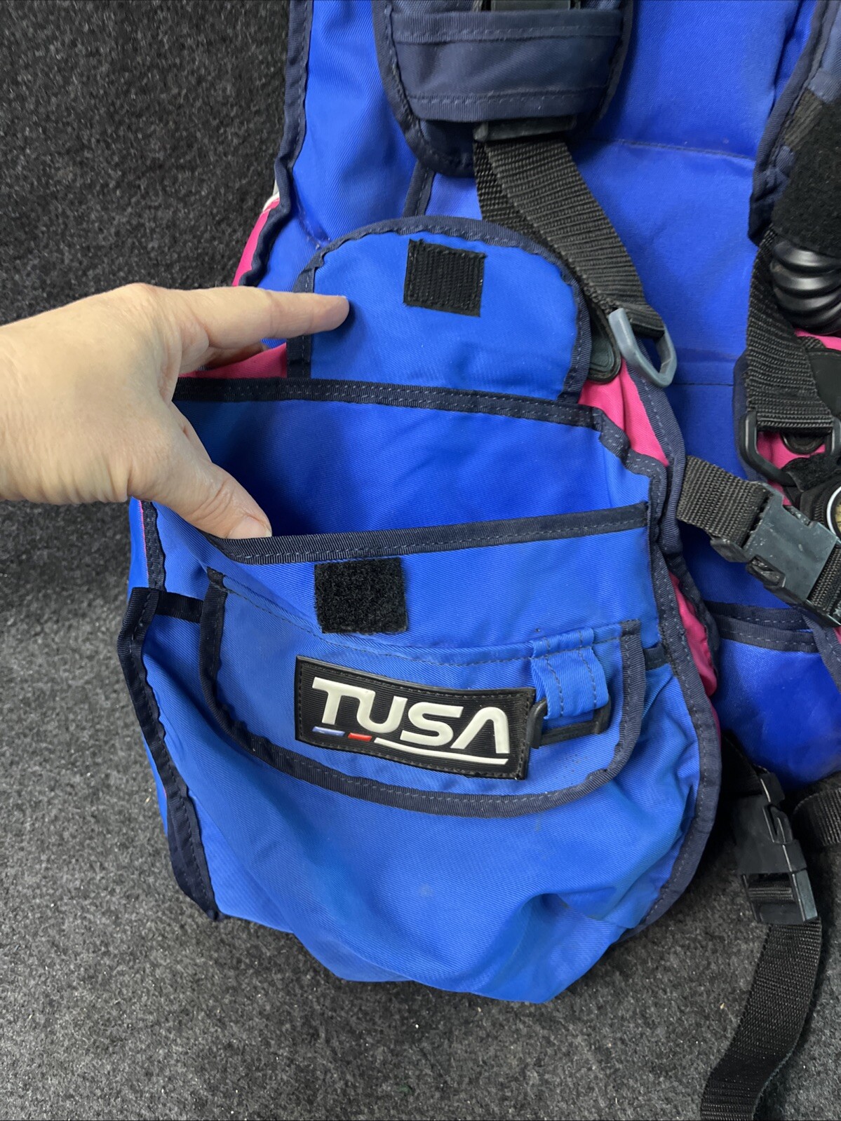 SCUBA Diving Vest Size Small TUSA Snorkeling Jacket Vintage 90s