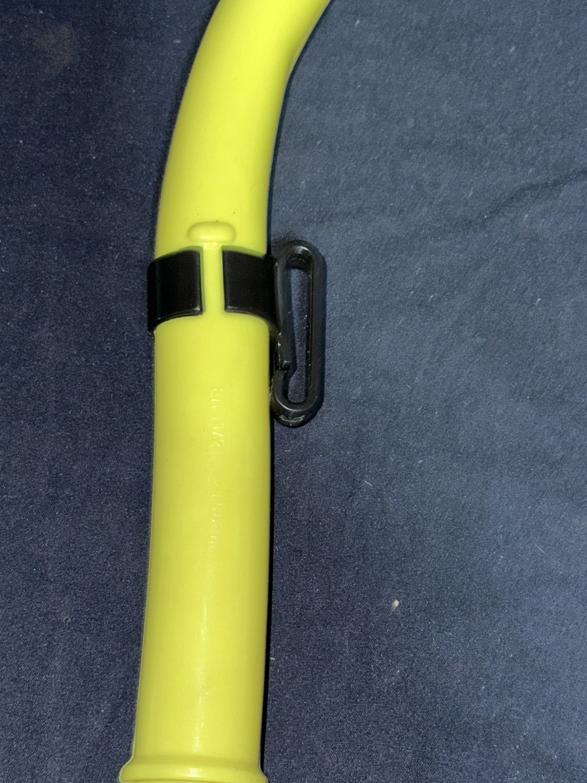 SEA SPORTS DIVING SNORKEL BLACK & YELLOW 17.5 INCH