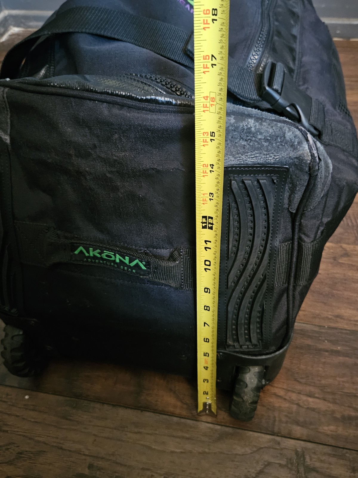 💥AKONA Adventure Gear Travel Scuba Dive Roller Bag BLACK 36″ x 15″ x 16″ #3