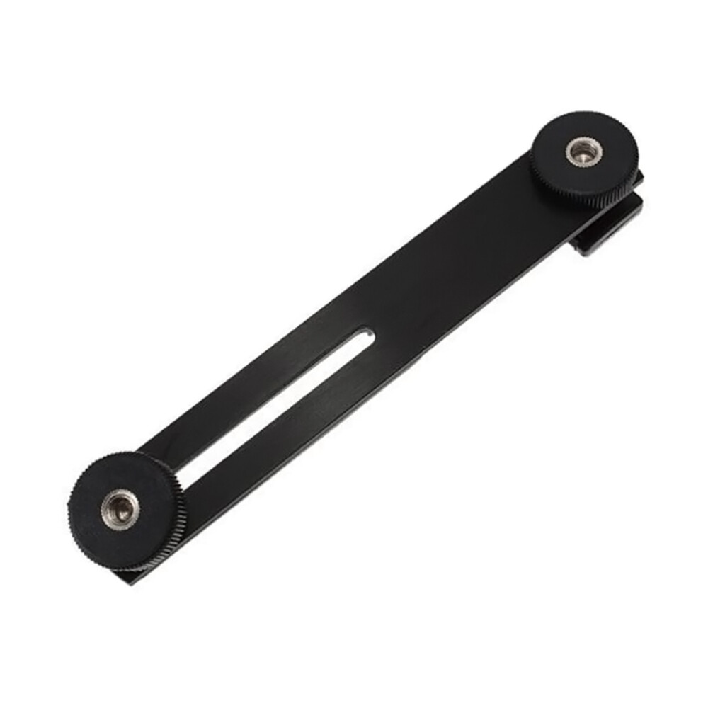 Flash Bracket Dual Universal Multiple Use Holder DSLR Camera