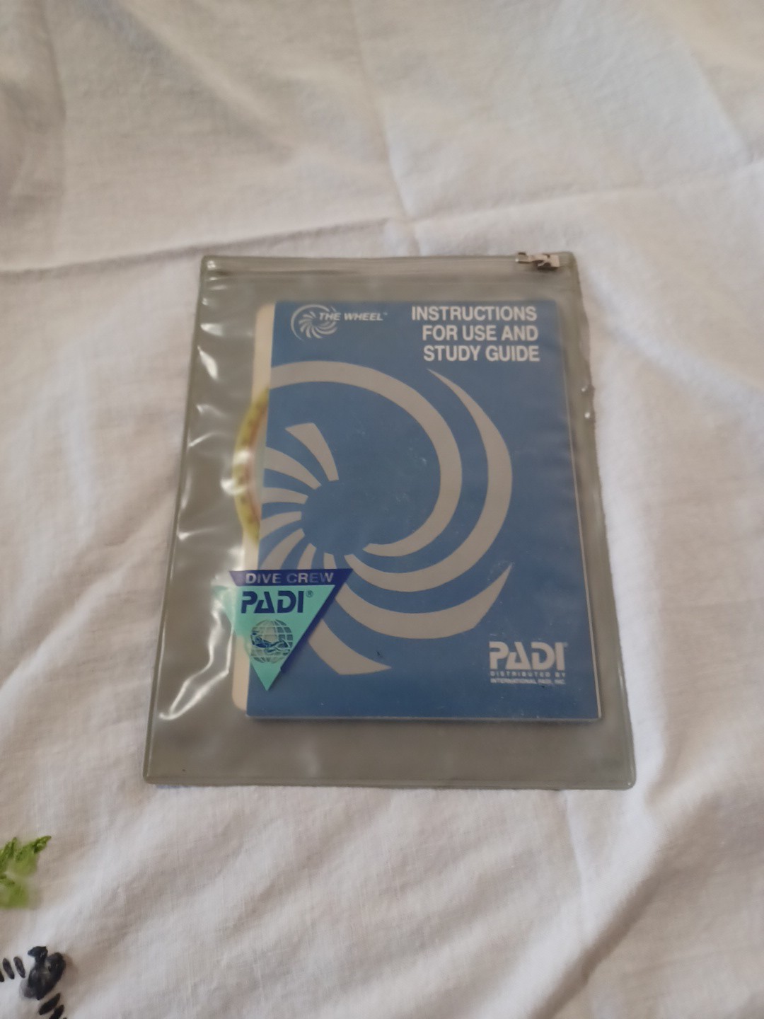 PADI The Wheel & Recreational Scuba Dive & Instruction Booklet