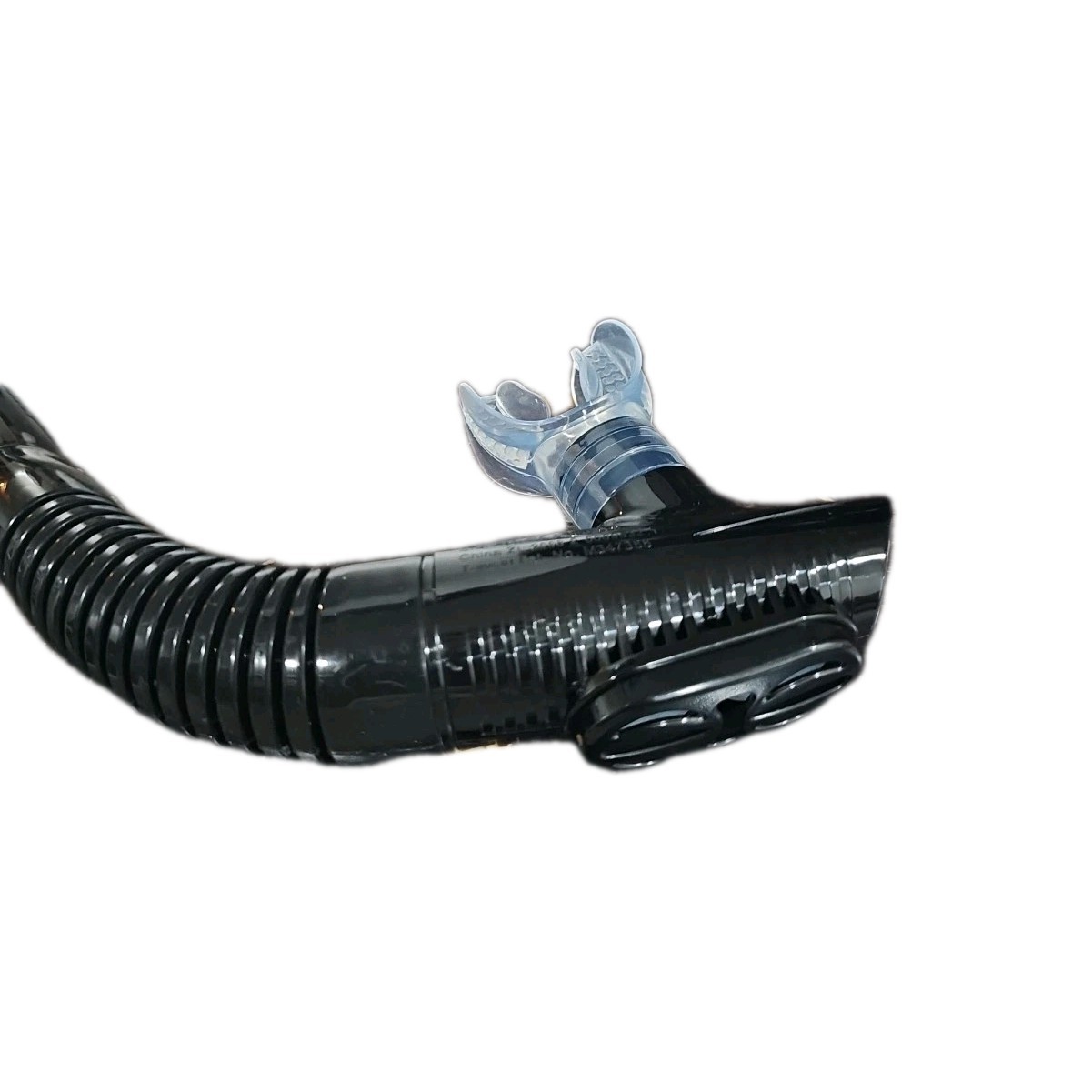 WATER TIME Snorkel Set Dry Top Snorkel Mask, Black
