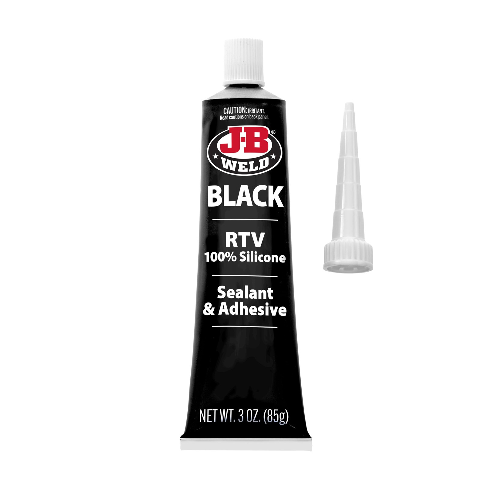 J-B Weld 31319 Black RTV Silicone Sealant and 3 Ounce (Pack of 1),