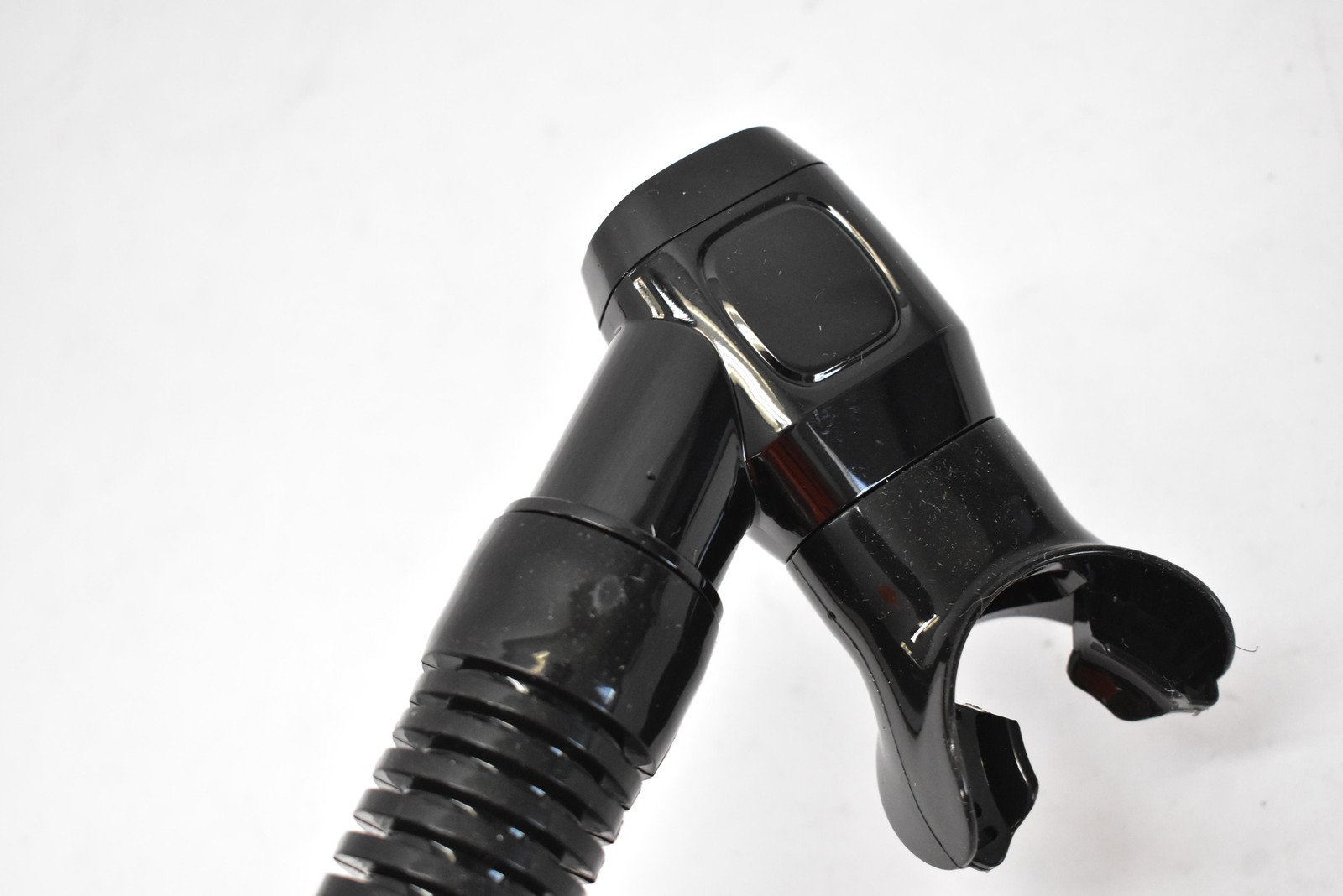 AEGEND Snorkel One Size Black Dry Curved Snorkel With Mounting Clip Diving Gear