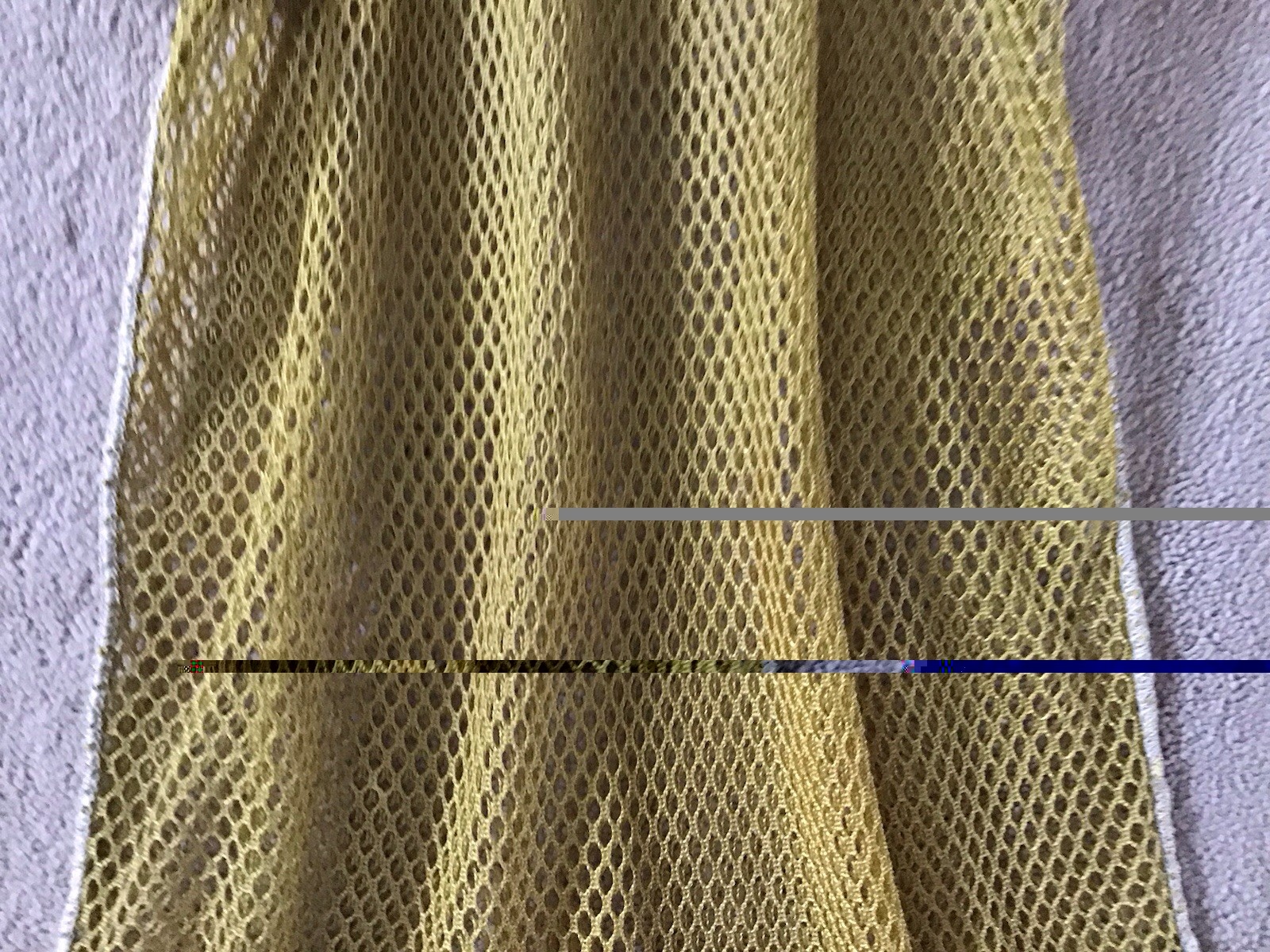 Scuba Snorkeling Yellow Nylon Mesh Gear Bag 27 1/2″