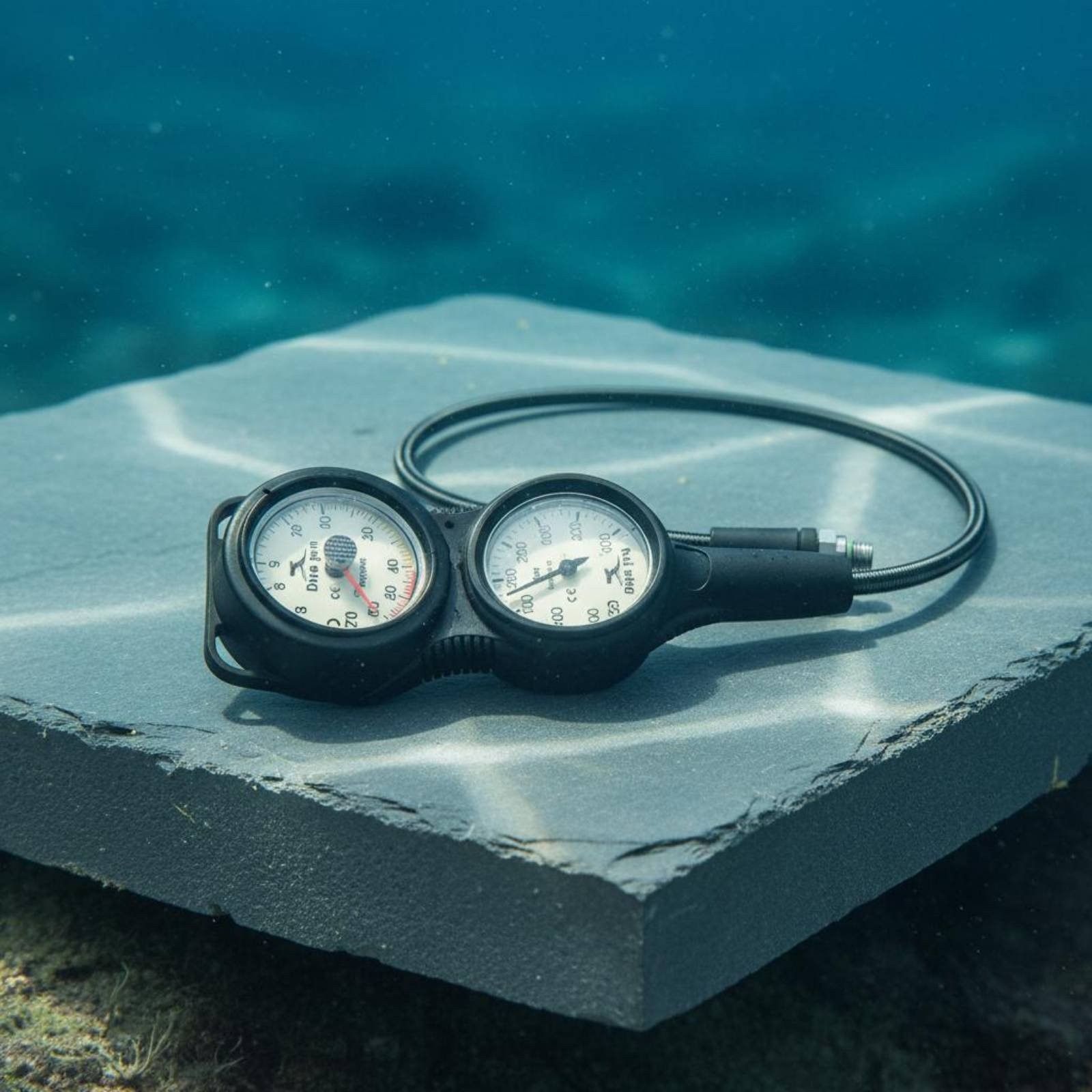 Scuba Pressure Submersion Compass Display Unit Analog Water Sports Gear Easy To
