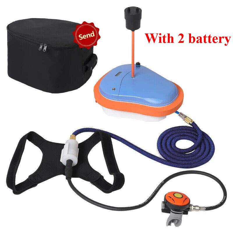 Scuba Dive System Scuba Diving Tank Rechargeable With 2 batteries Breathing Dive