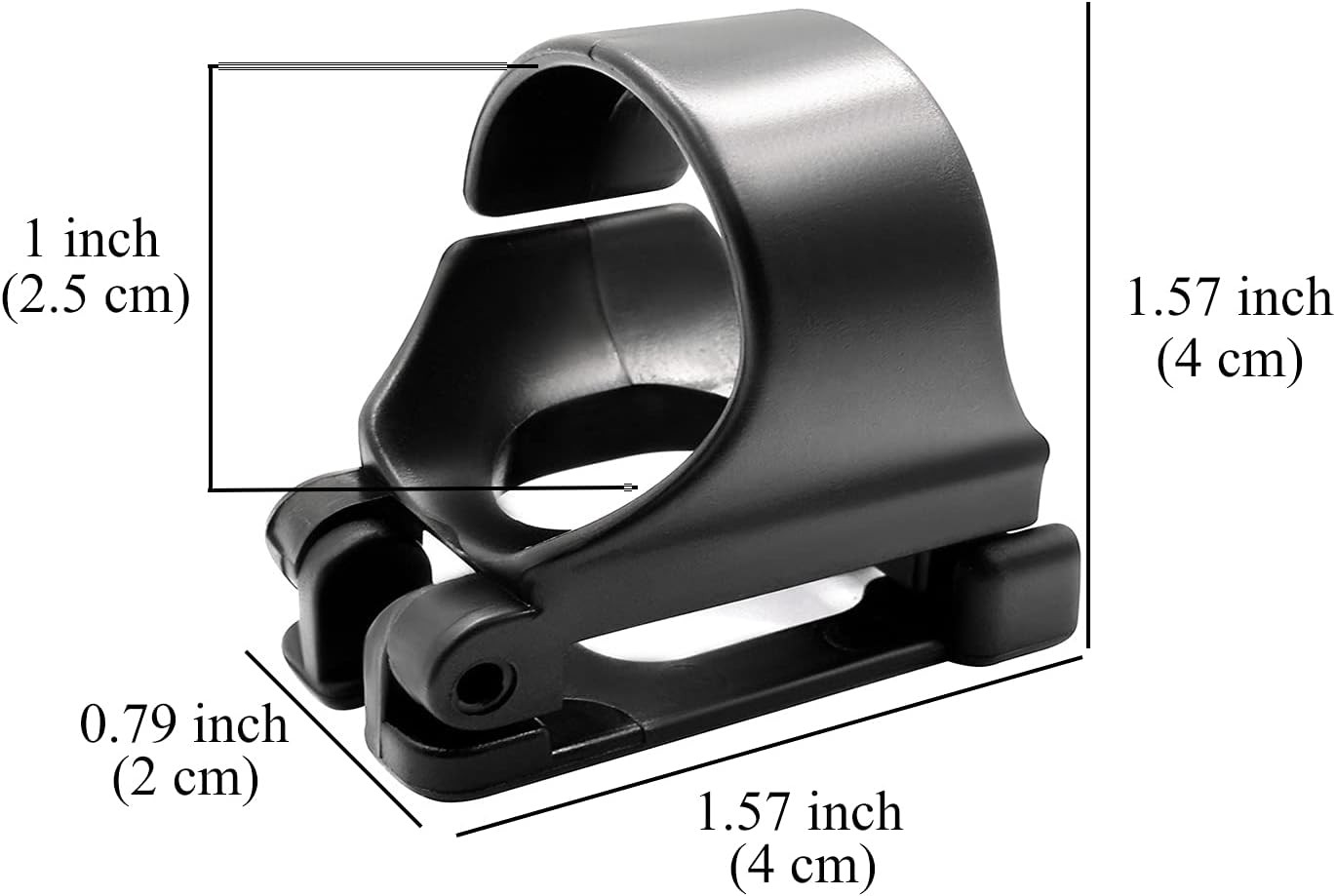 Scuba Diving Snorkel Keepers 2 Pack Black