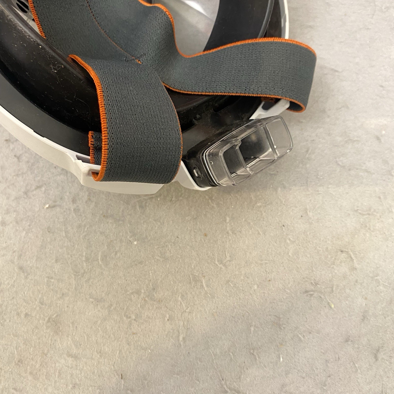 OCEAN REEF Aria QR+ Full Face Snorkel Mask White Orange Small Made In Italy