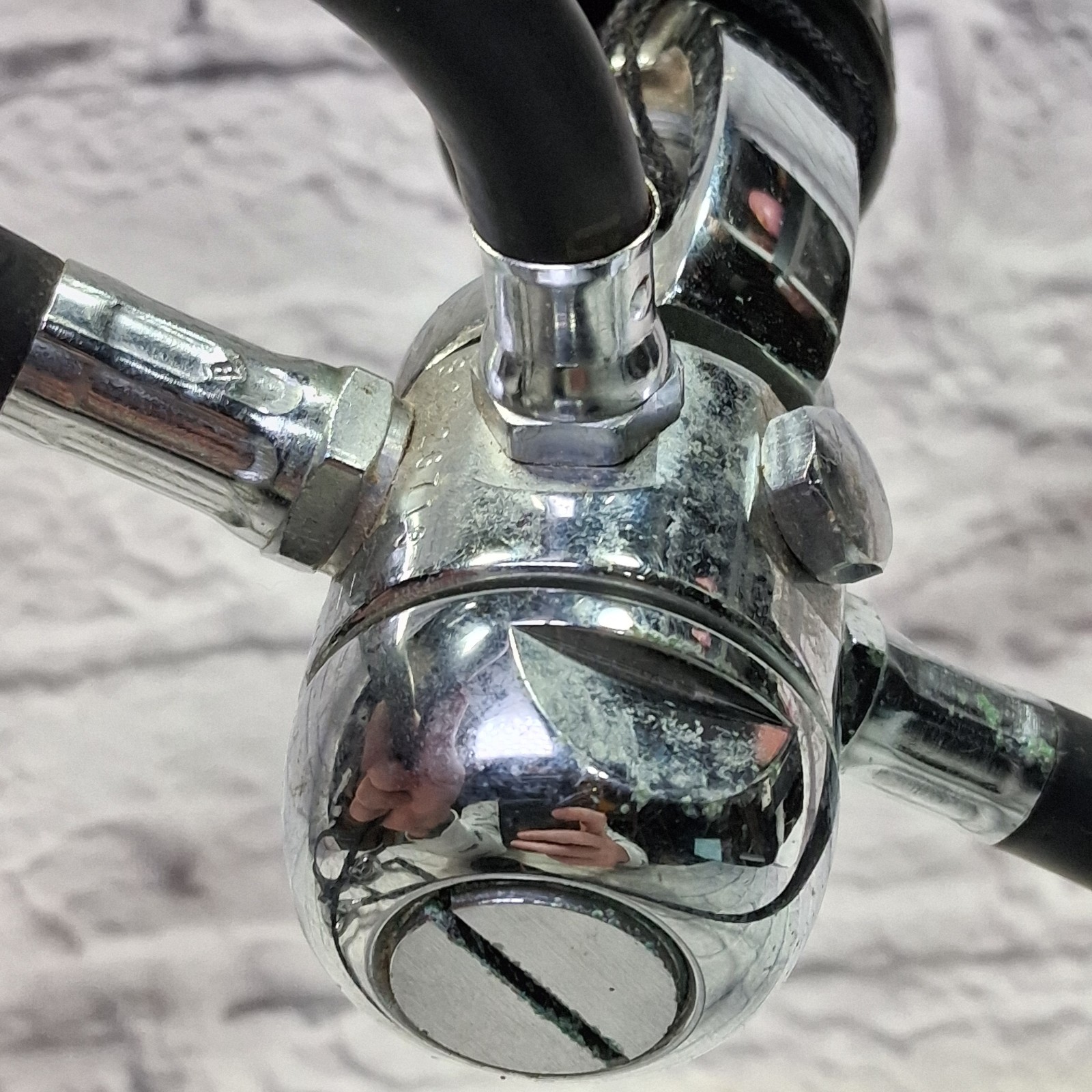 Vintage Aqua-Lung Conshelf XIV Scuba Regulator Set – U.S. Divers – UNTESTED