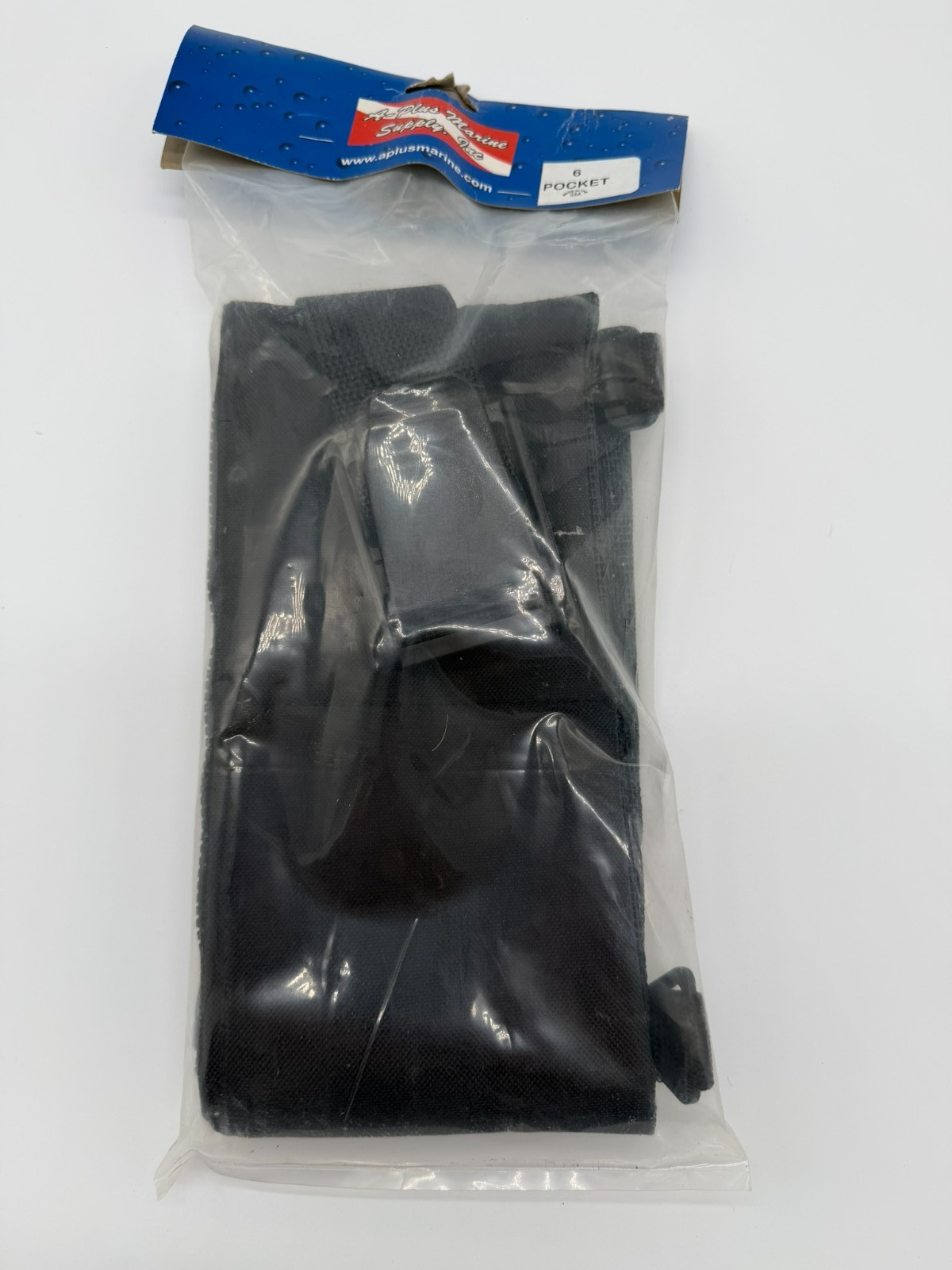 A-Plus Marine Supply Scuba Weight Belt 6-Pocket Weight Belt – Black Cordura New
