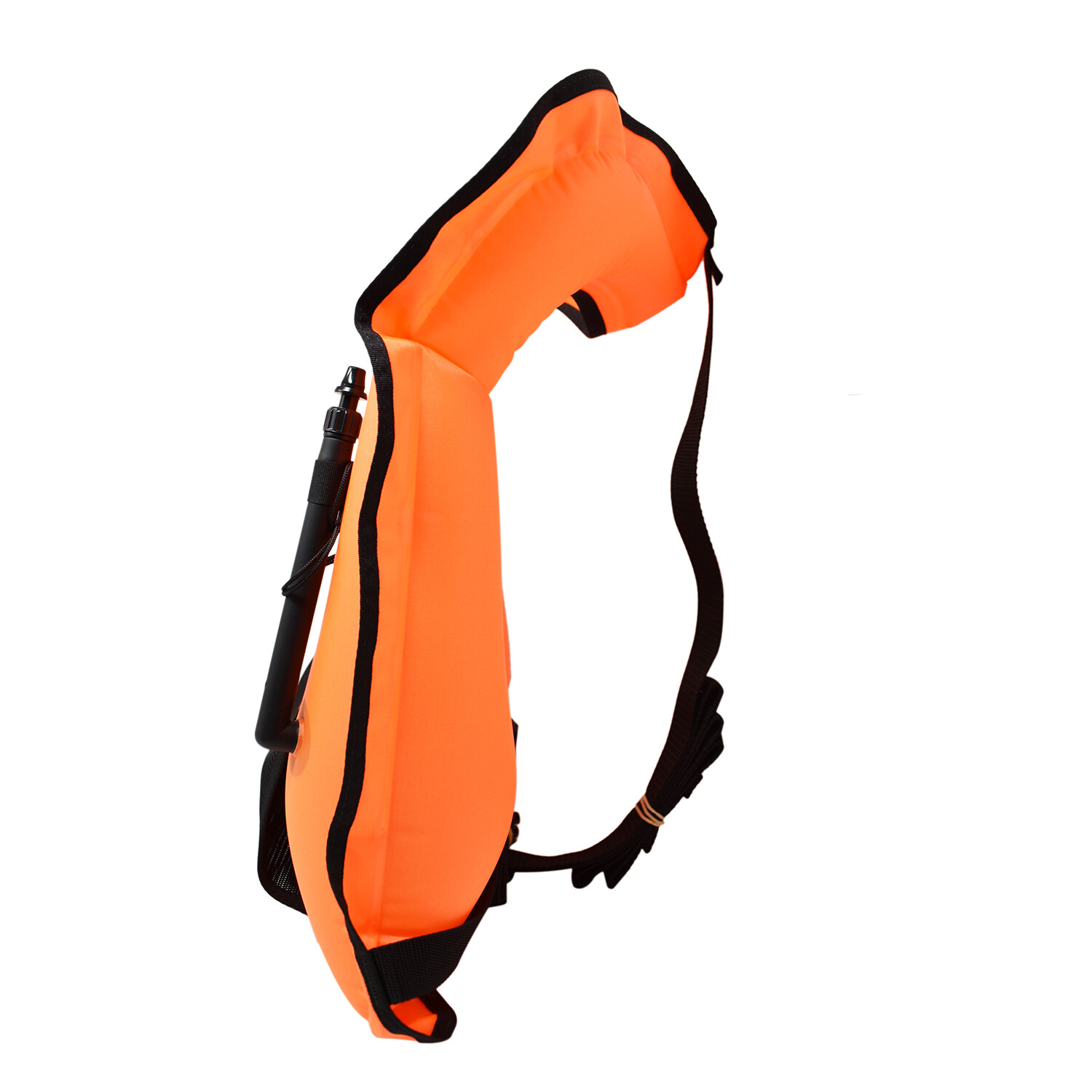 Scuba Choice Adult Orange Snorkel Vest With Front Pocket & Whistle
