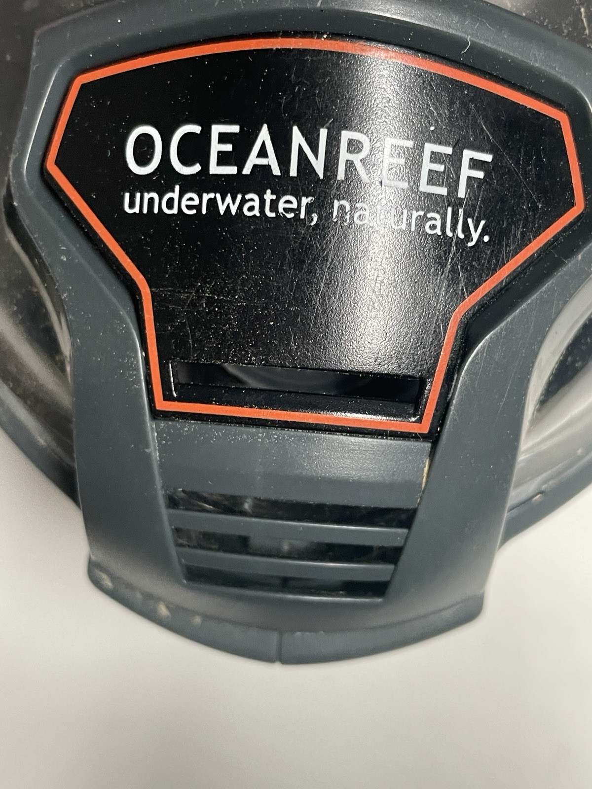 Ocean Reef ARIA QR+ Snorkeling Mask w/ Camera Holder Size L Orange Black H2