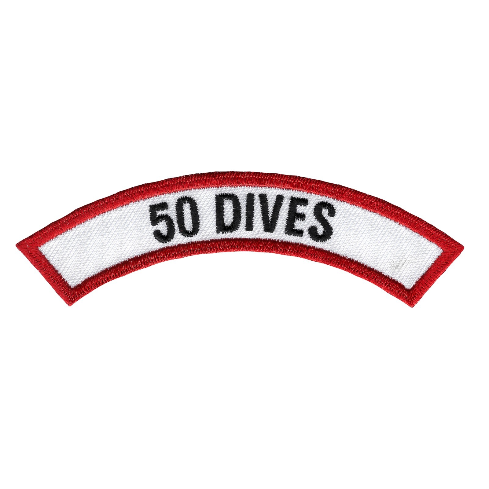 50 DIVES CHEVRON PATCH SCUBA DIVING iron-on DIVE EMBLEM embroidered souvenir NEW