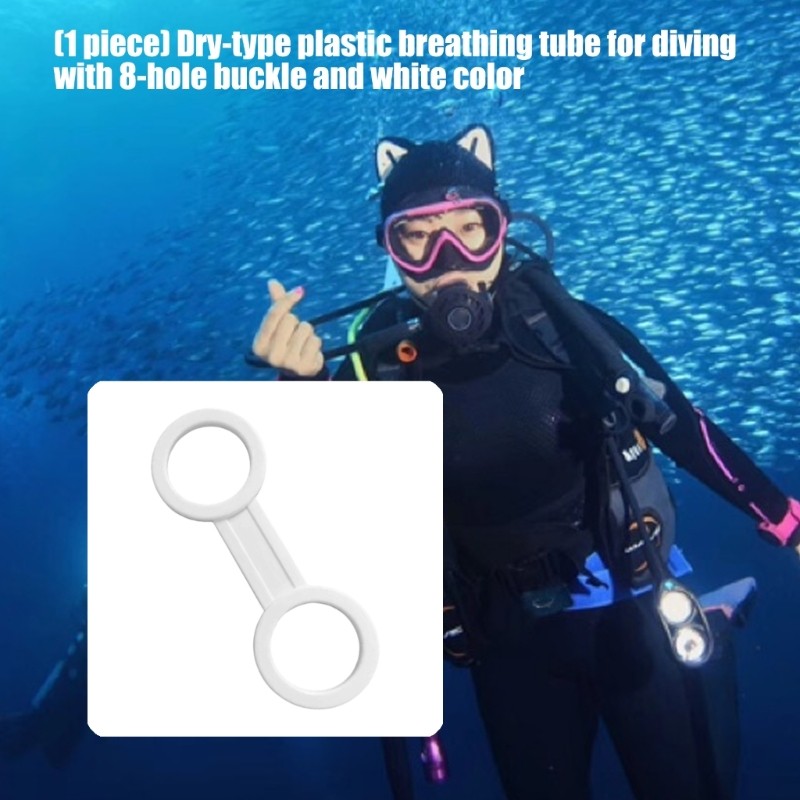 Light Weight Silicone Snorkel Mask Strap Keeper Retainer Clip Keeper Easy to Use