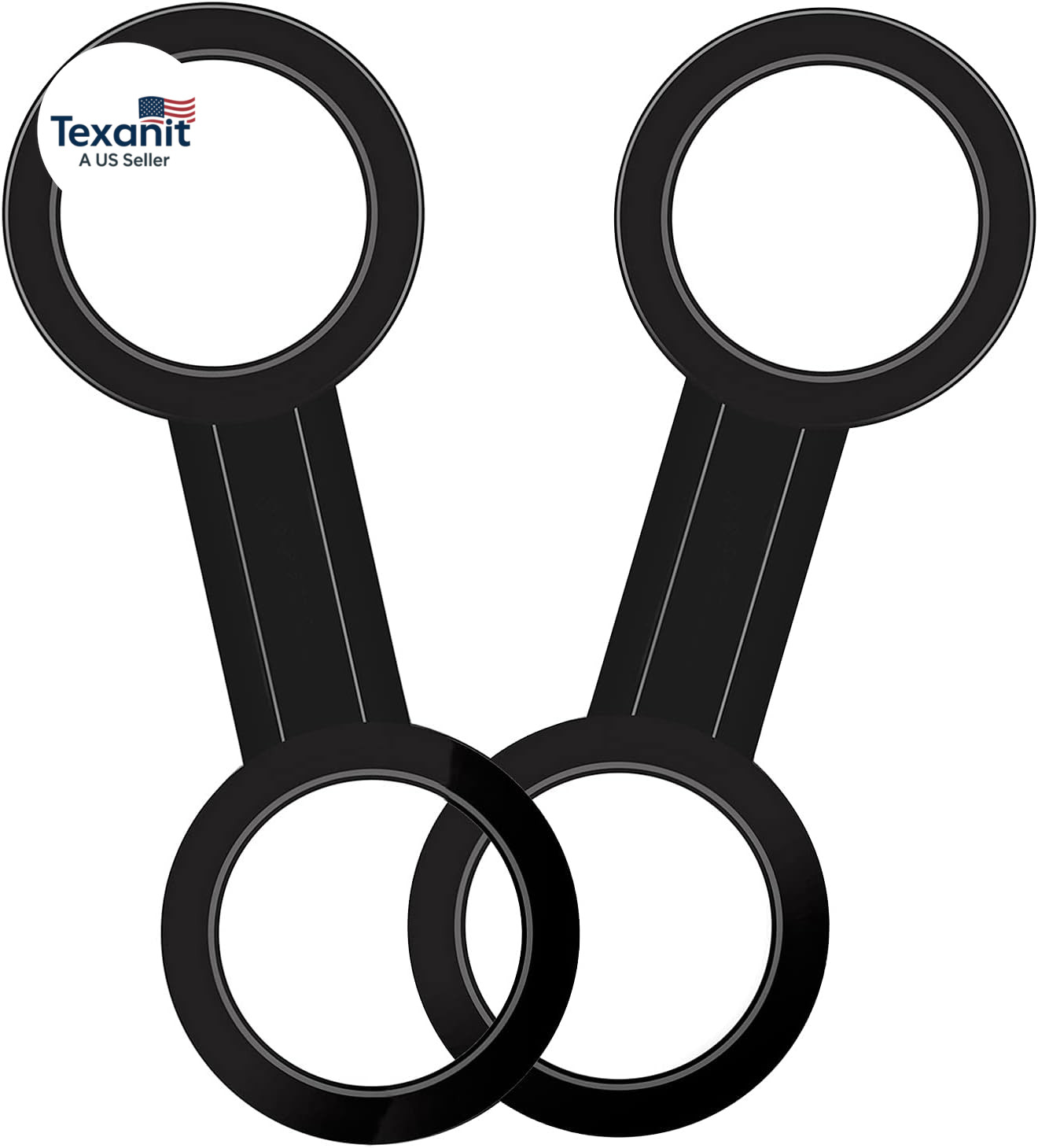 2 Pieces Scuba Diving Dive Snorkeling Silicone Snorkel Mask Strap Keeper Holder