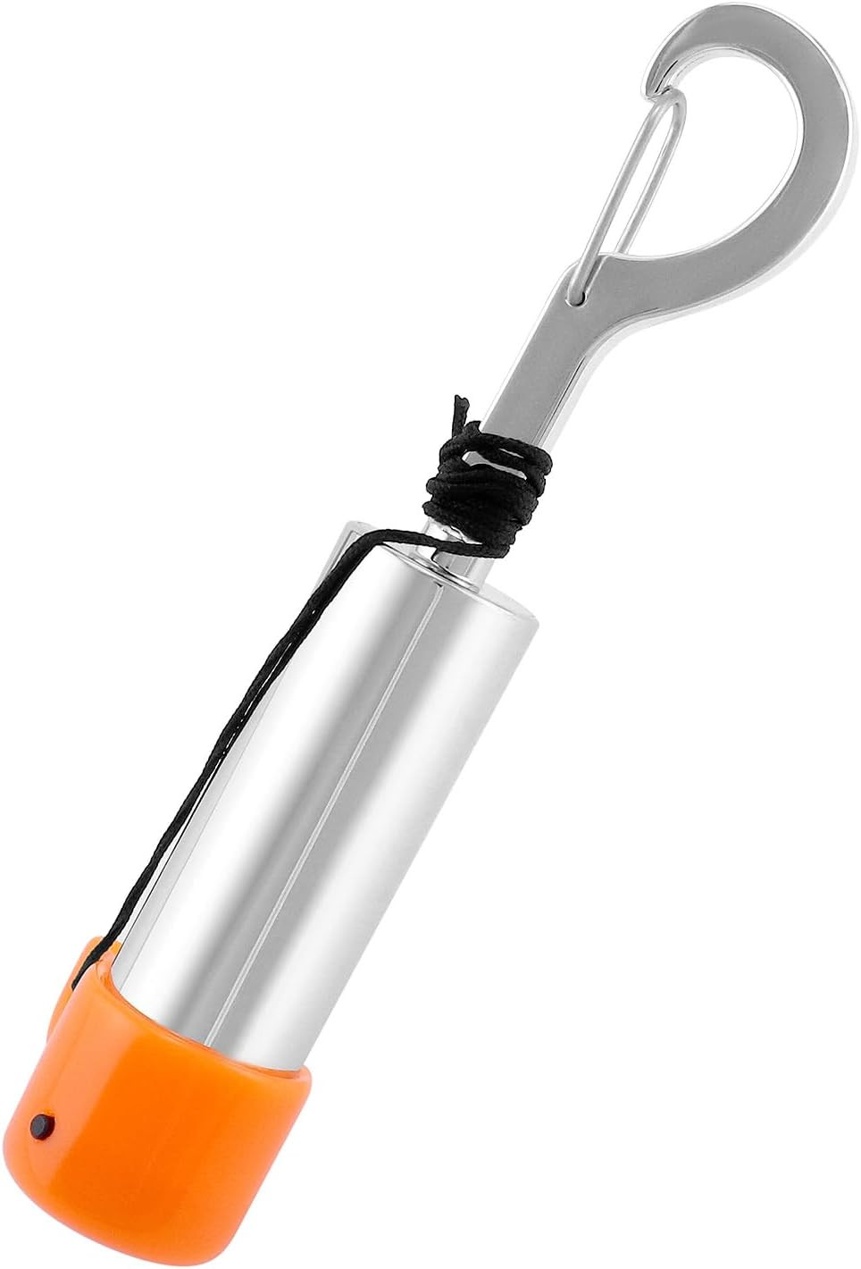 Scuba Diving Underwater Shaker with Clip, Non-Corrosive Metal Rattle Stick, Comp