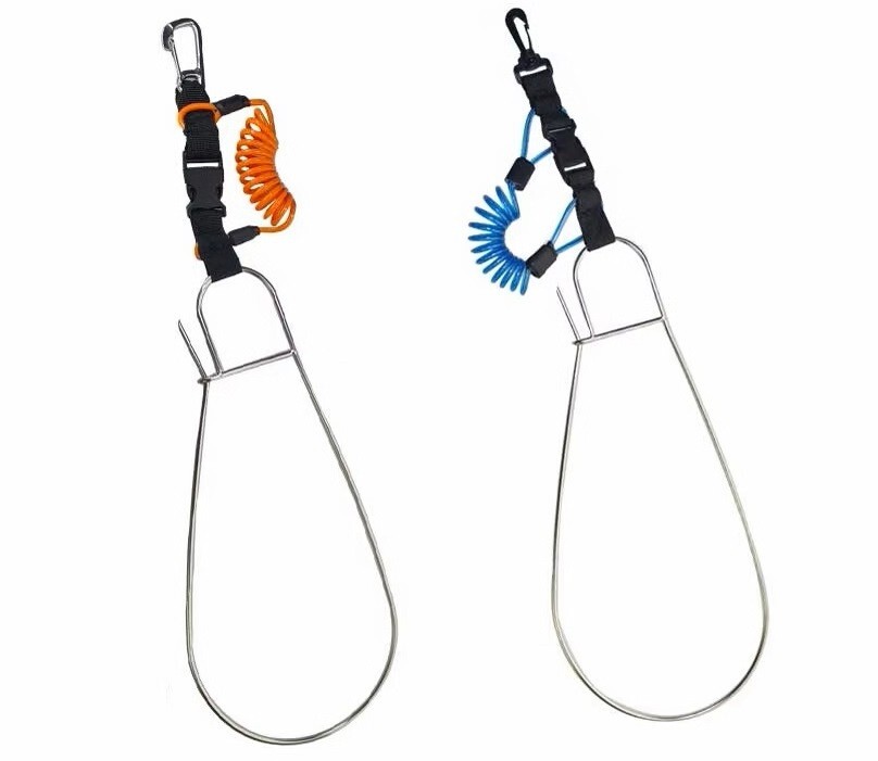 Large Stainless Steel Fish Stringer Loop Scuba Spearfish Kayak Free Dive 16″