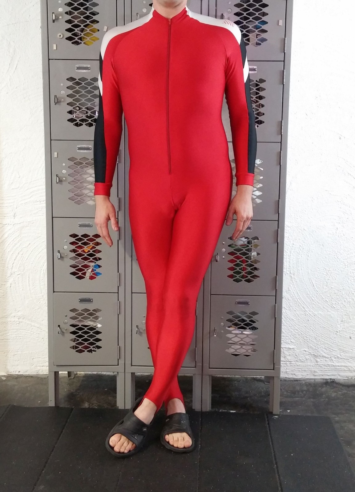Sunbuster Full body DIVE SKIN Spandex Suit Vintage Bodysuit Unisex Adult Medium