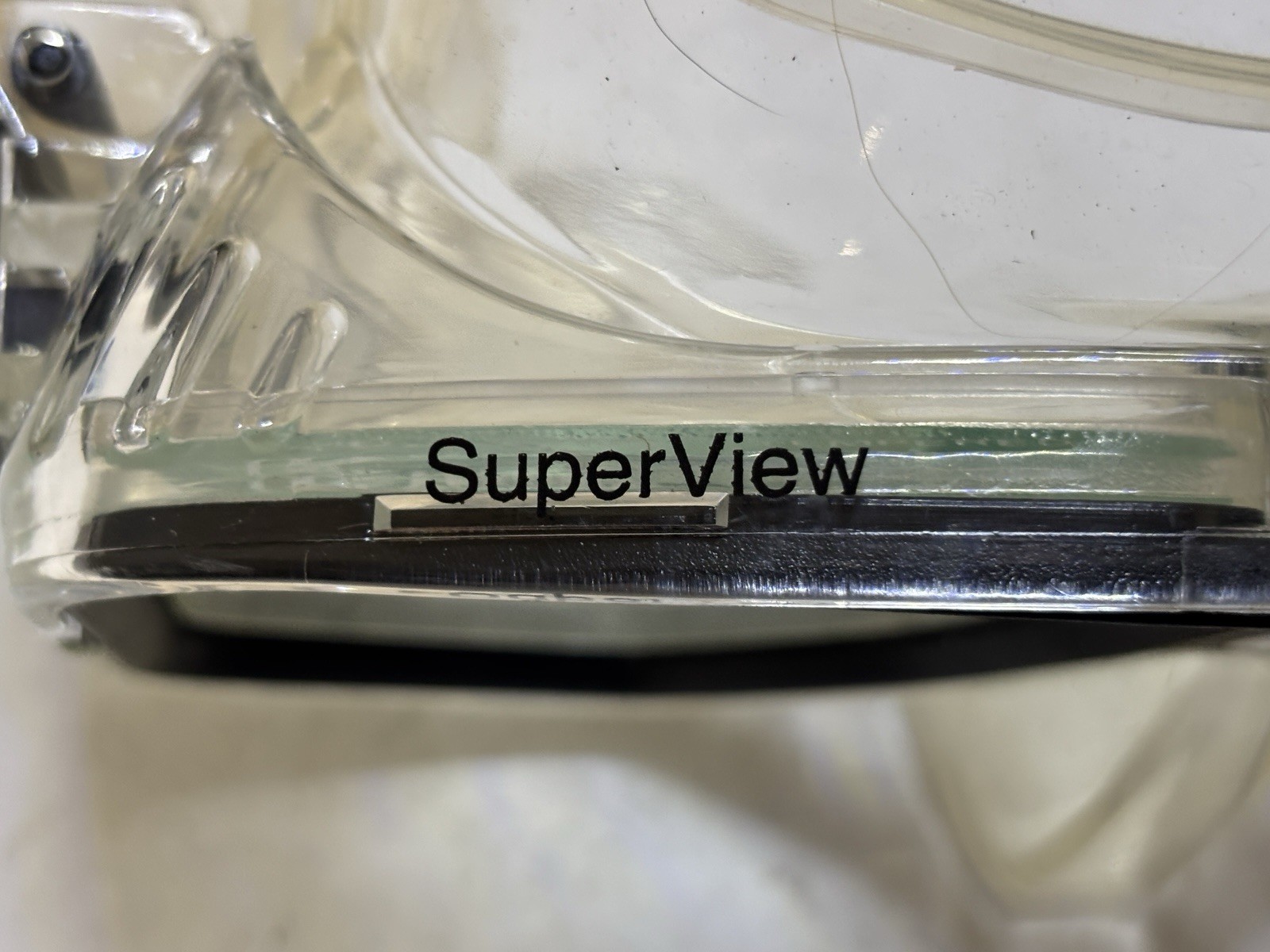 Oceanways Tempered Lenses SuperView Snorkel Goggles with Snorkel Made in Italy