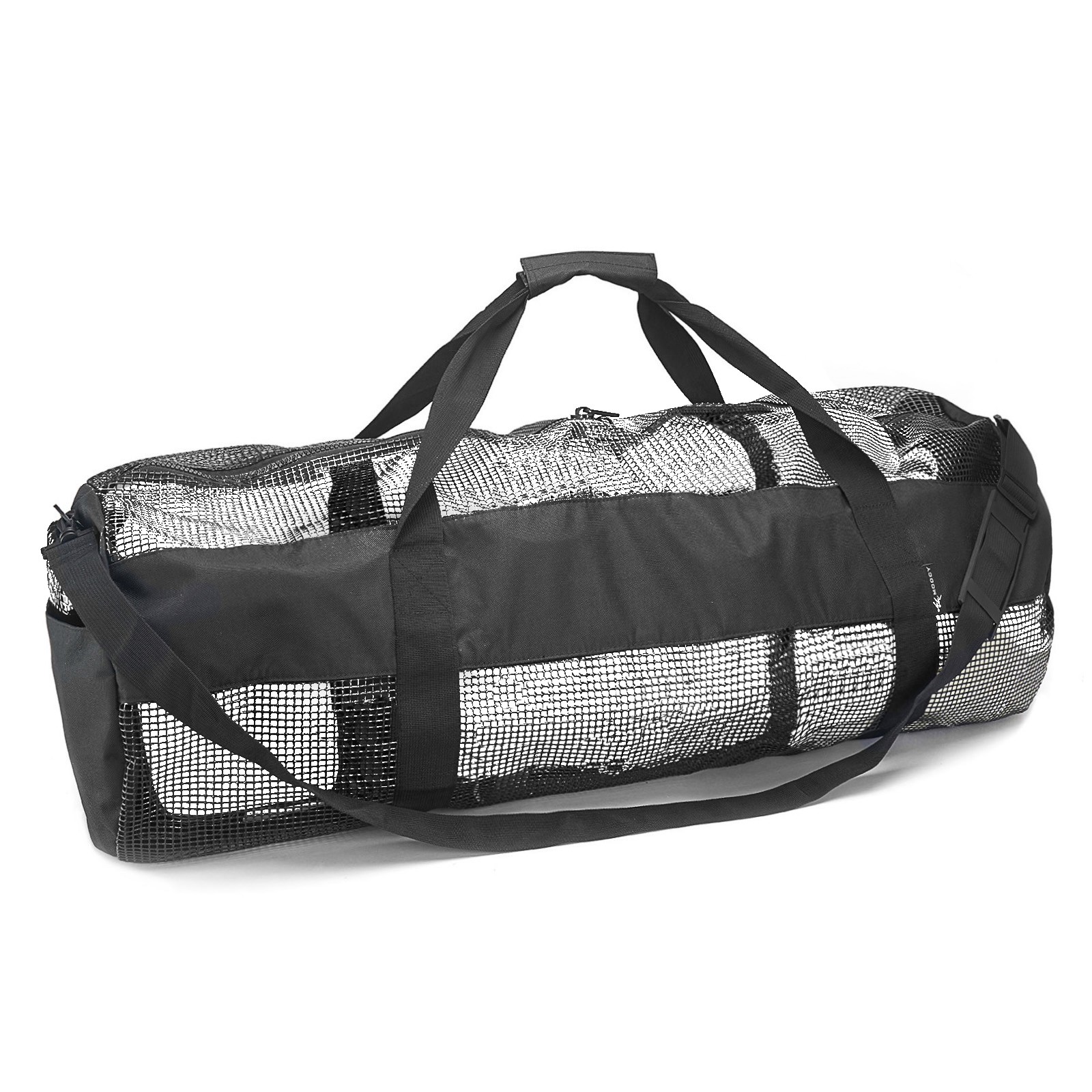 Black Mesh Dive Duffle Bag Scuba Snorkeling Sports Outdoor Diving Storage Bag A